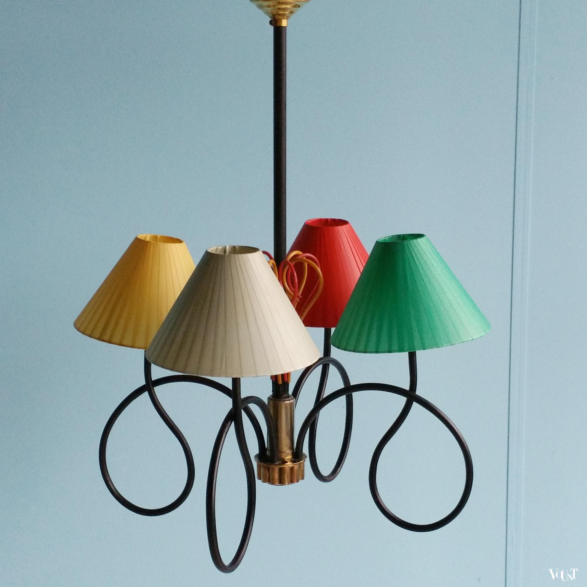 Vrolijke Franse jaren '50 hanglamp