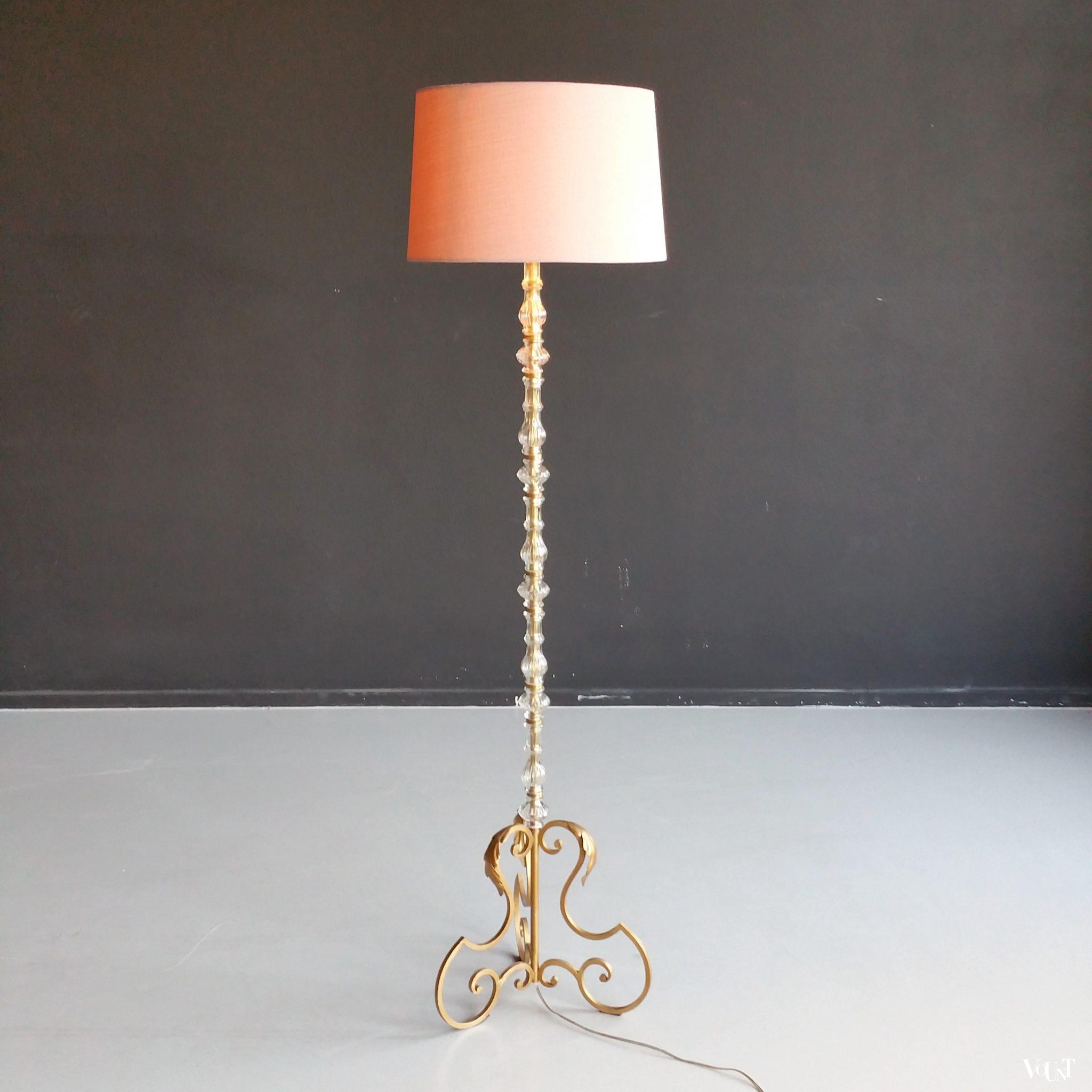 Staande lamp Murano glas, jaren '60