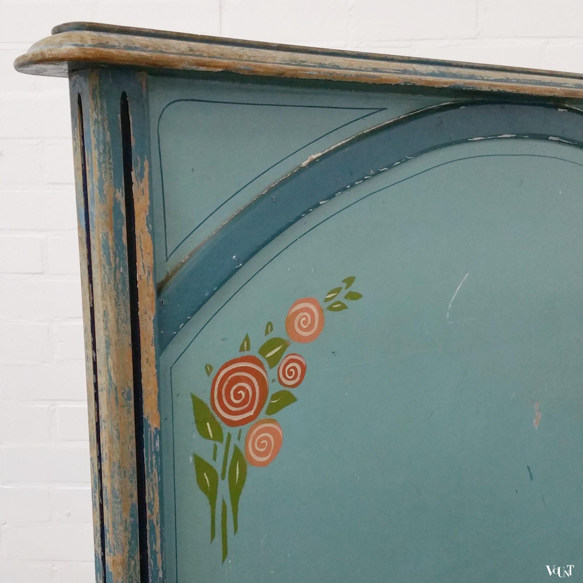 Houten kinderbed jaren '20/'30