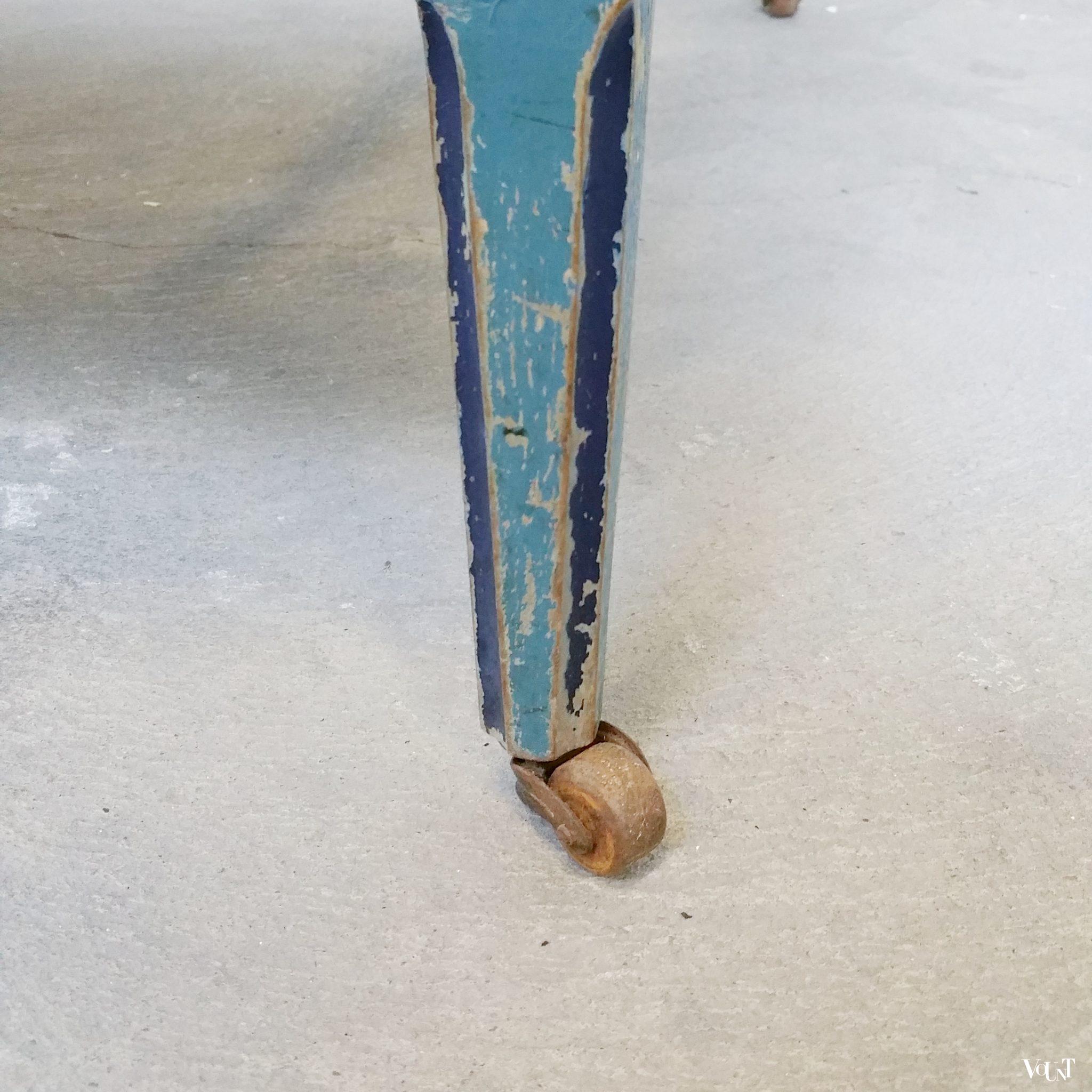 Houten kinderbed jaren '20/'30