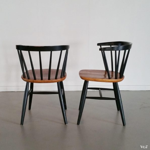 Set van 2 Nesto-stoelen met armleuning, Yngve Ekstrom / Pastoe, jaren '50/'60