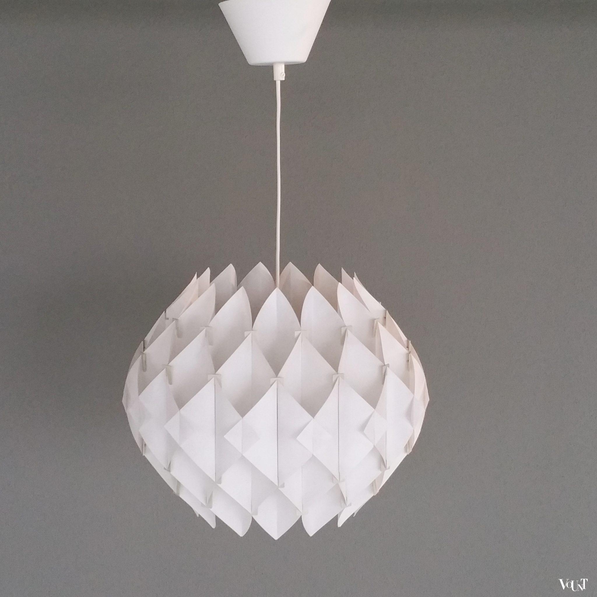 "Butterfly" hanglamp, Lars Schiøler voor Hoyrup Denmark, jaren '60