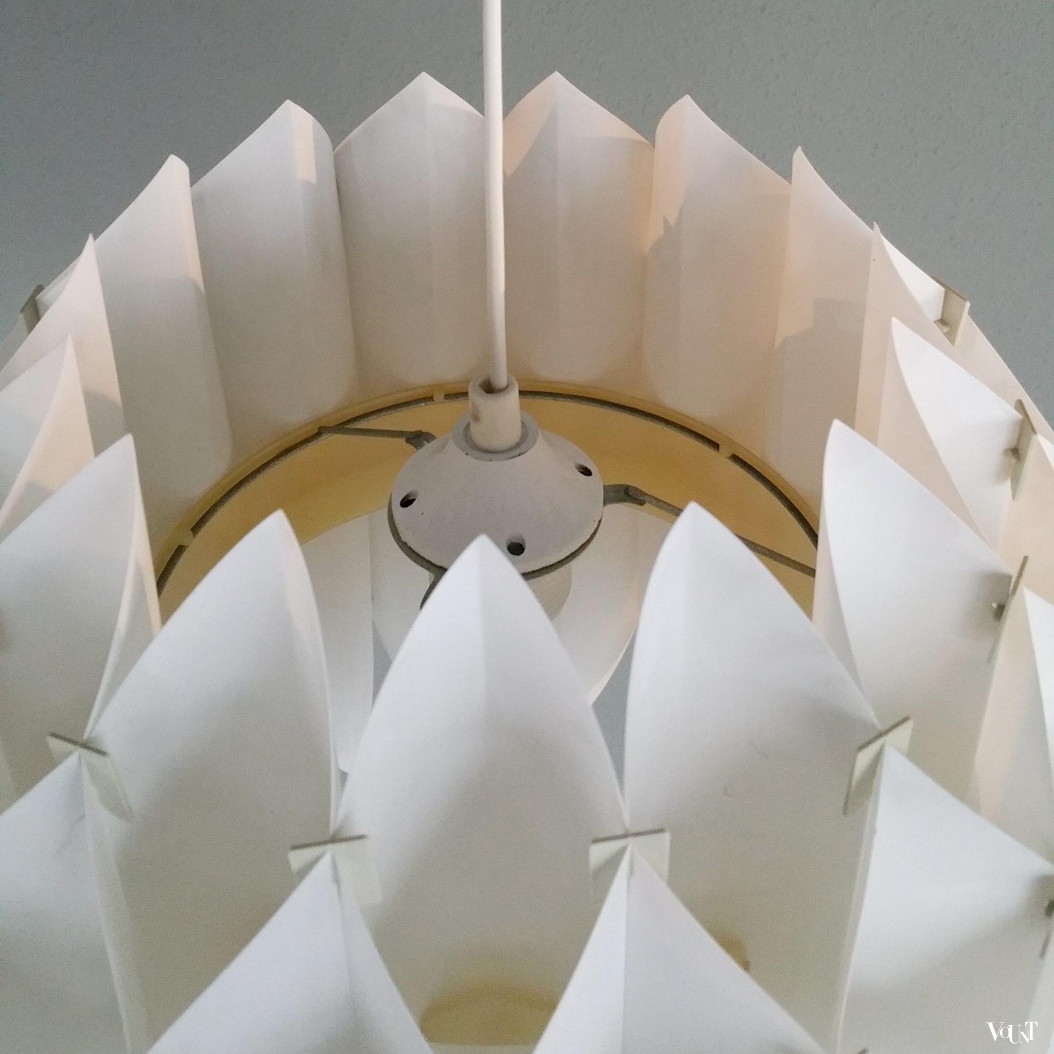 "Butterfly" hanglamp, Lars Schiøler voor Hoyrup Denmark, jaren '60