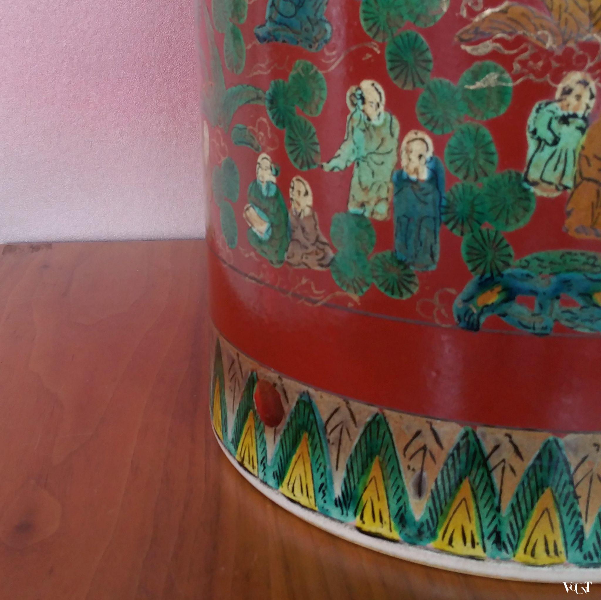 Chinese aardewerk paraplubak