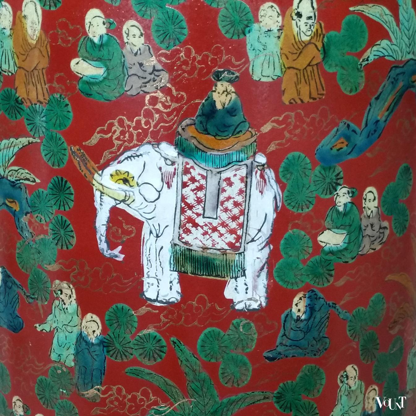 Chinese aardewerk paraplubak