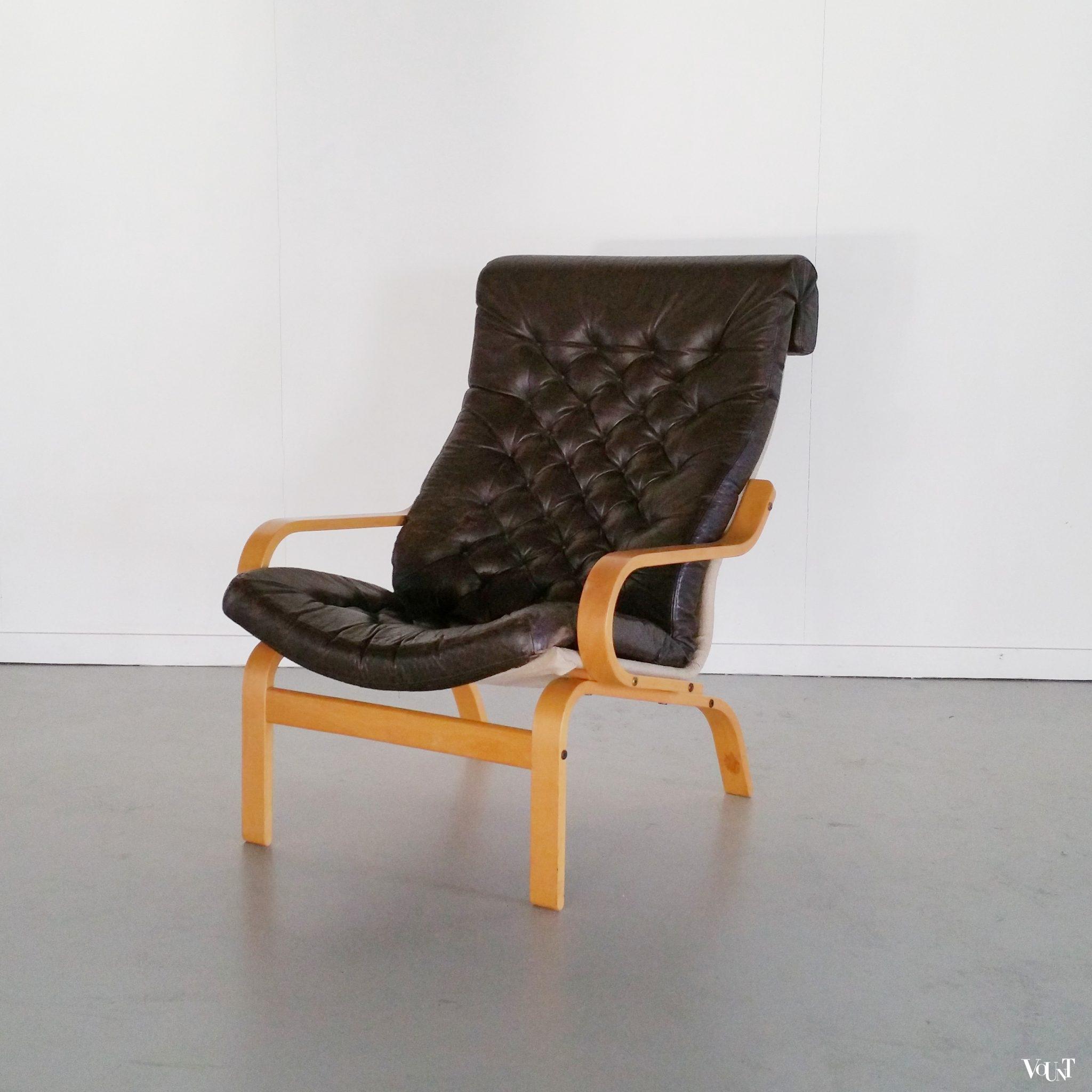 Recensie Uitgaan Op de een of andere manier Zweedse vintage fauteuil, Noboru Nakamura voor Ikea, jaren '70