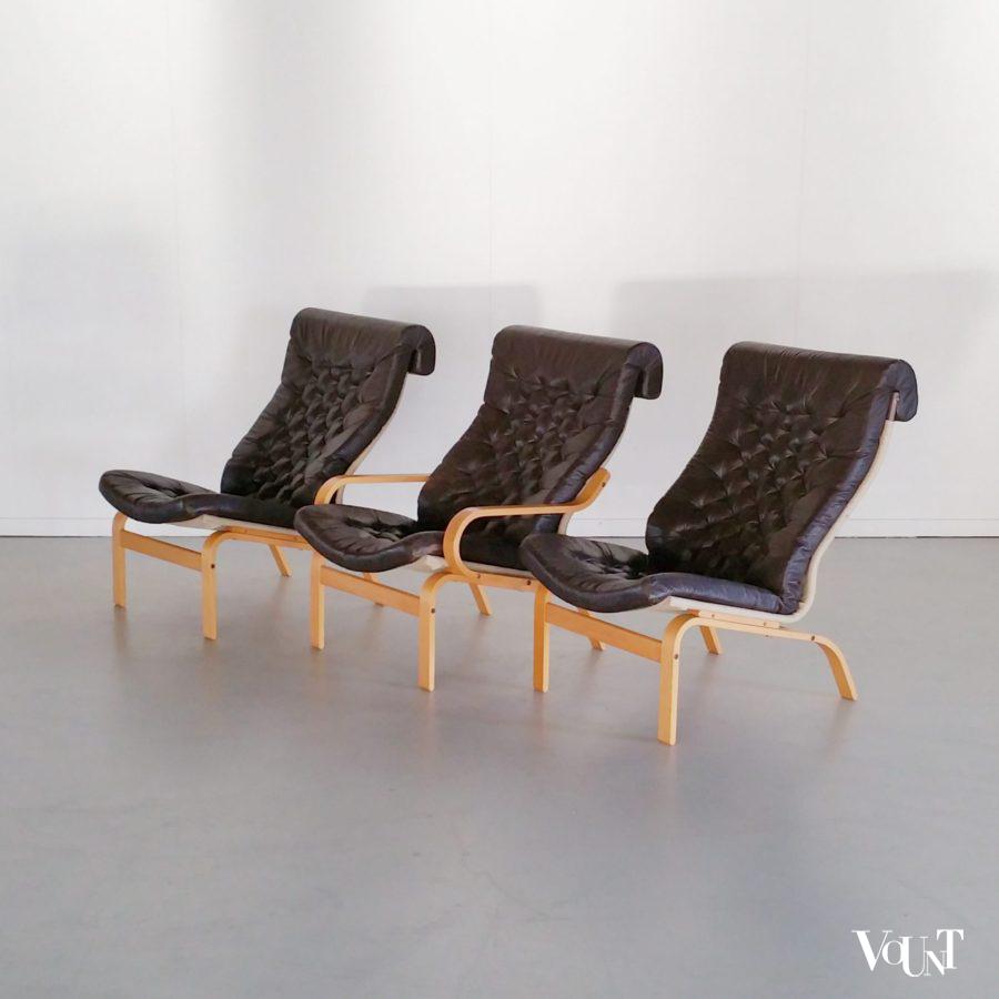 zweedse vintage stoelen set van 3 zweedse vintage fauteuils noboru nakamura voor zweedse vintage stoelen set van 3 zweedse vintage fauteuils noboru nakamura voor