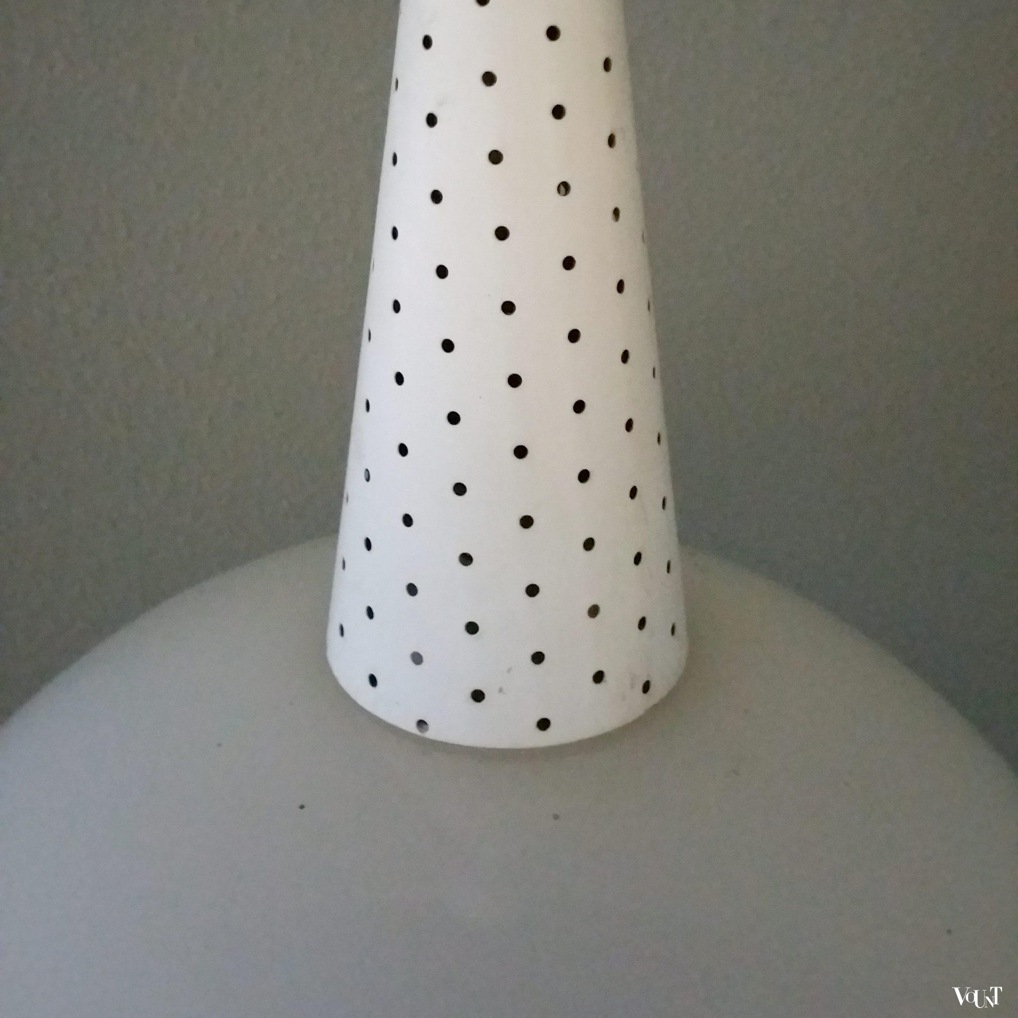 Holophane hanglamp, Mathieu Matégot, jaren '50