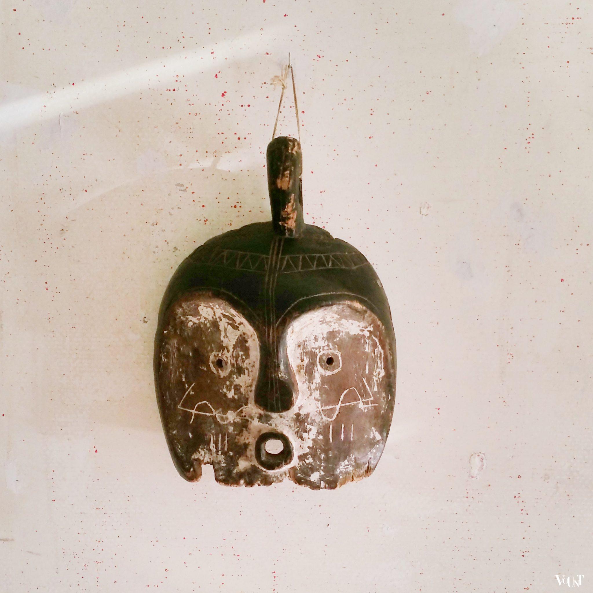 Vintage Lega masker, Congo, ca. jaren '50