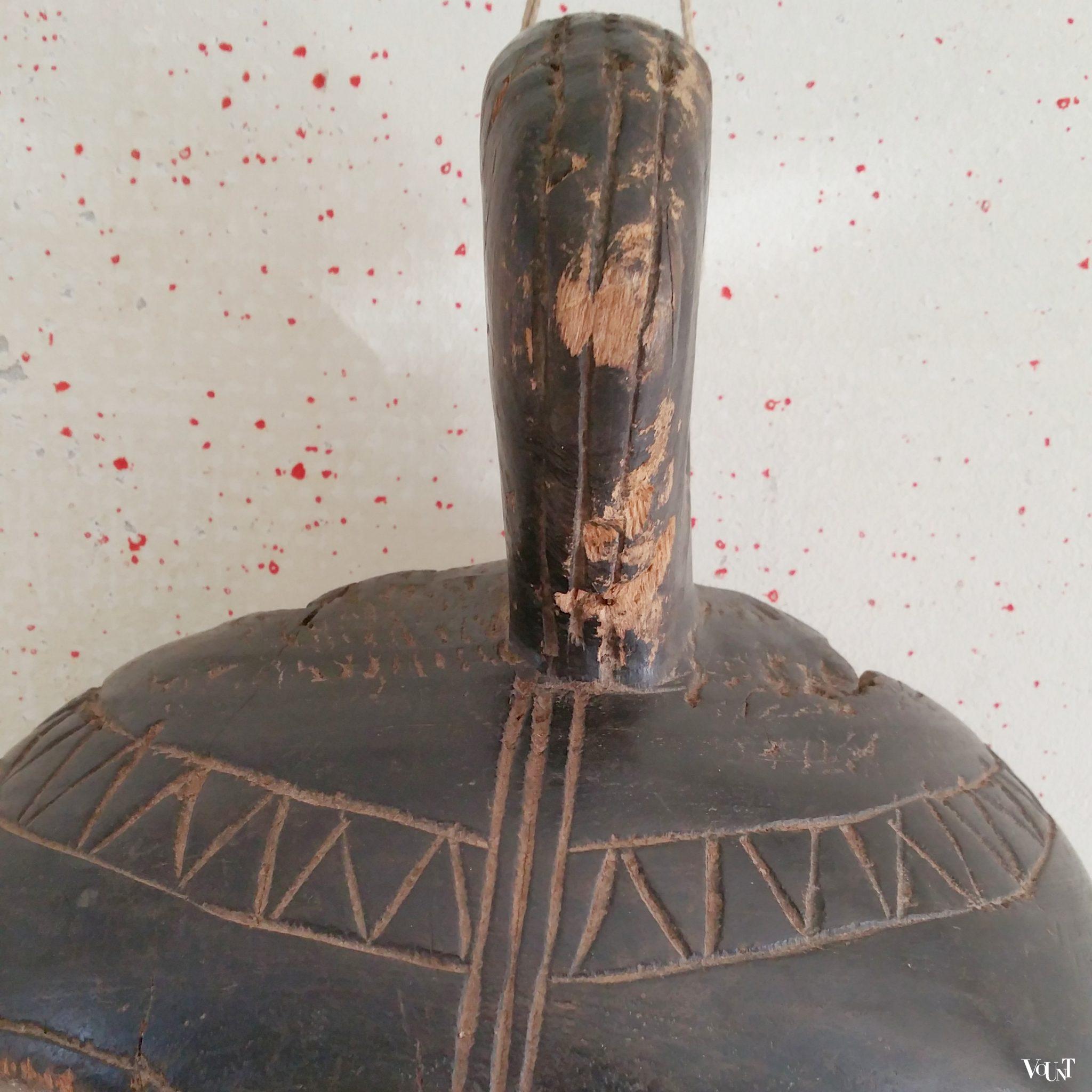 Vintage Lega masker, Congo, ca. jaren '50