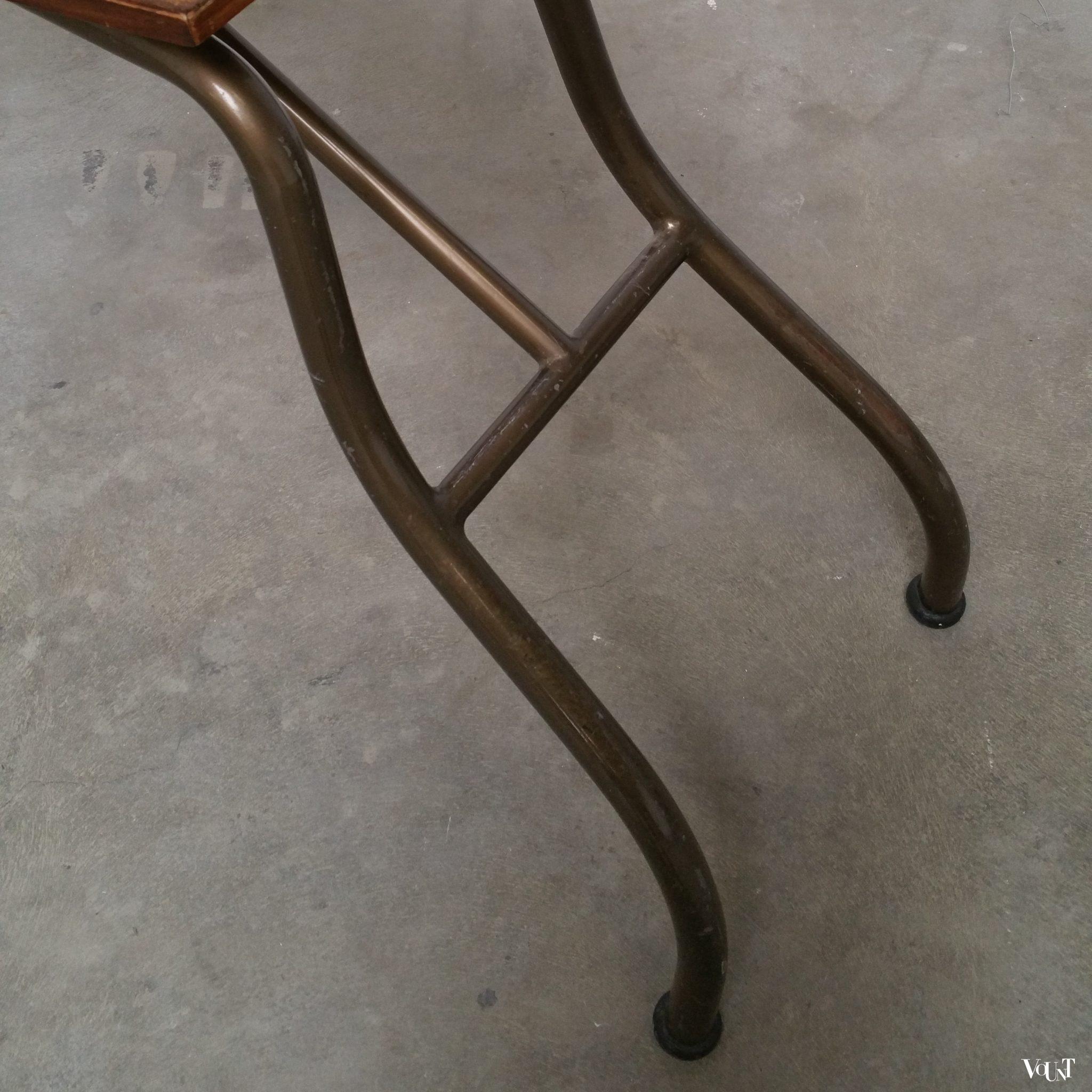 Vintage "industriële sidetable", jaren '50/'60