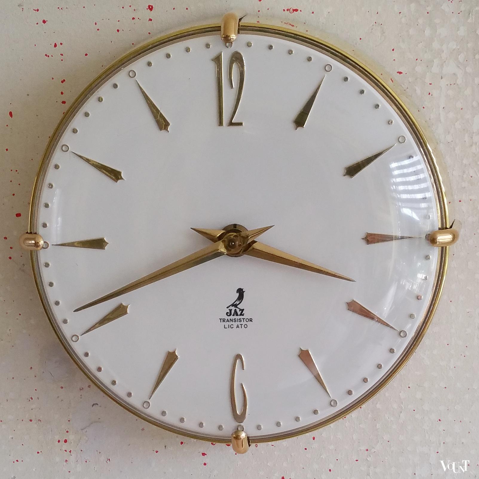 Wandklok Jaz, jaren '60, Frankrijk