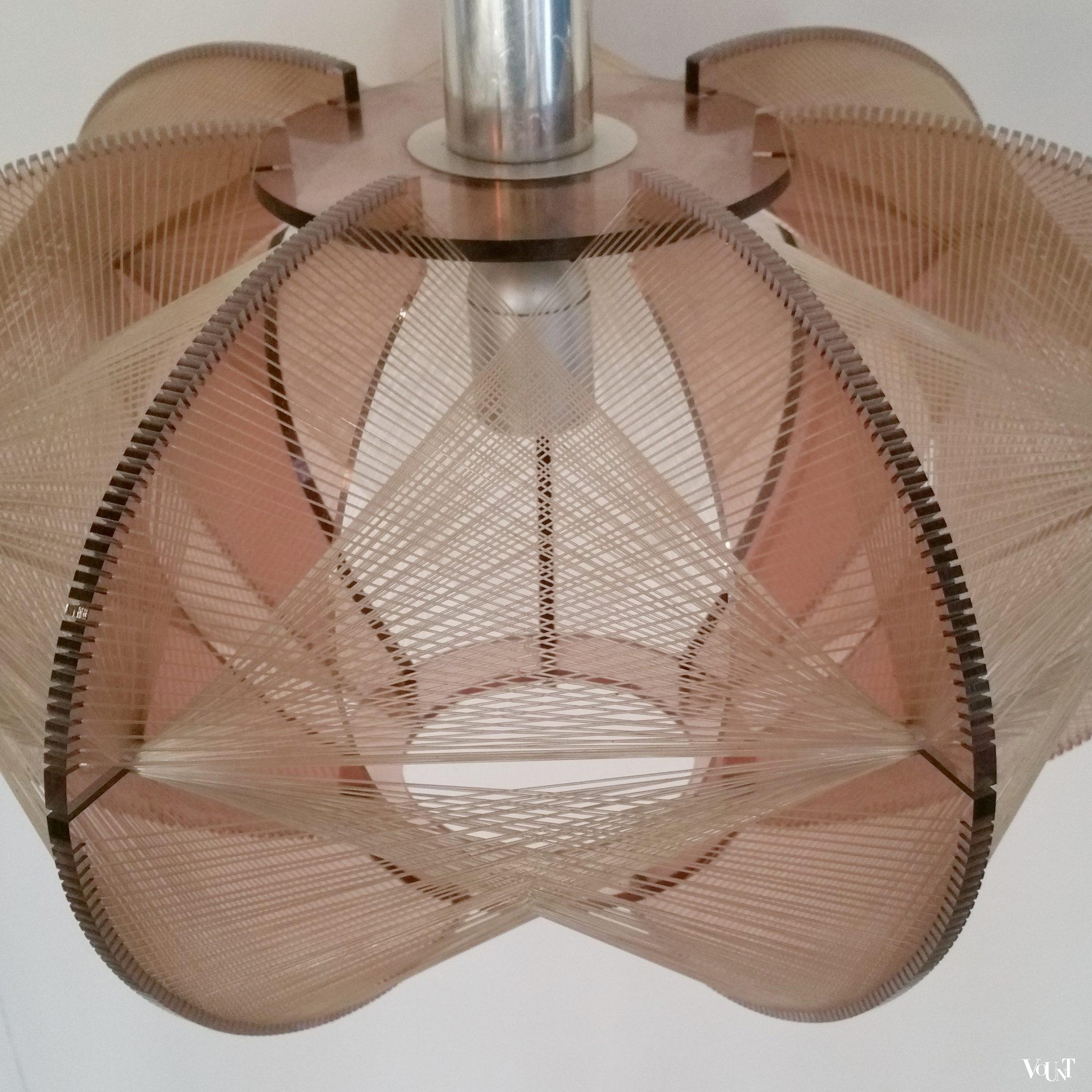 Swag hanglamp, Paul Secon voor Sompex, jaren '60