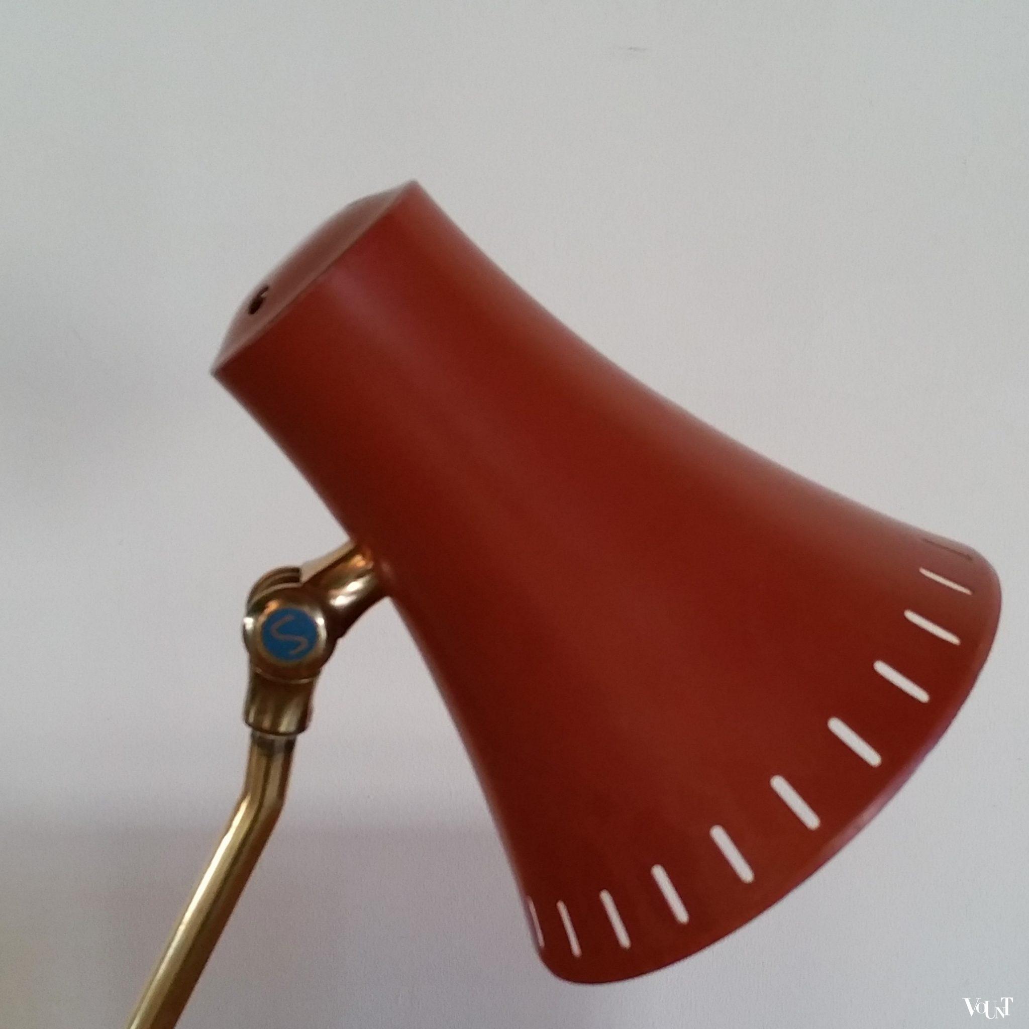 Zweeds wand- / tafellampje, jaren '50