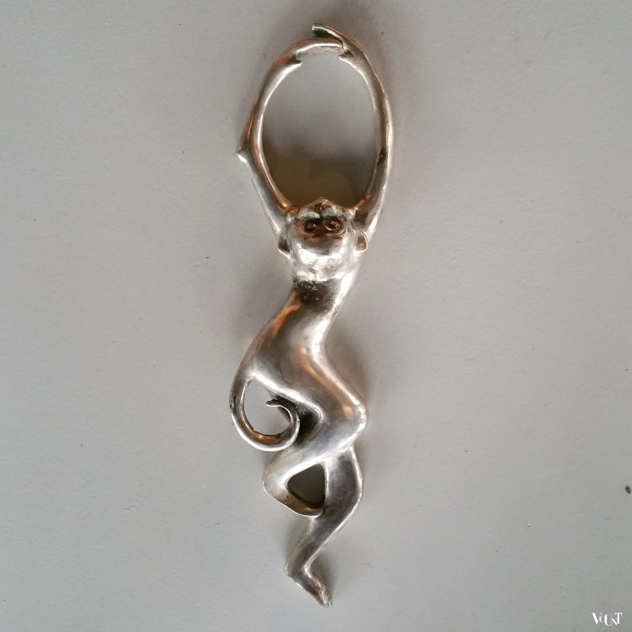 Vintage wanddecoratie apen