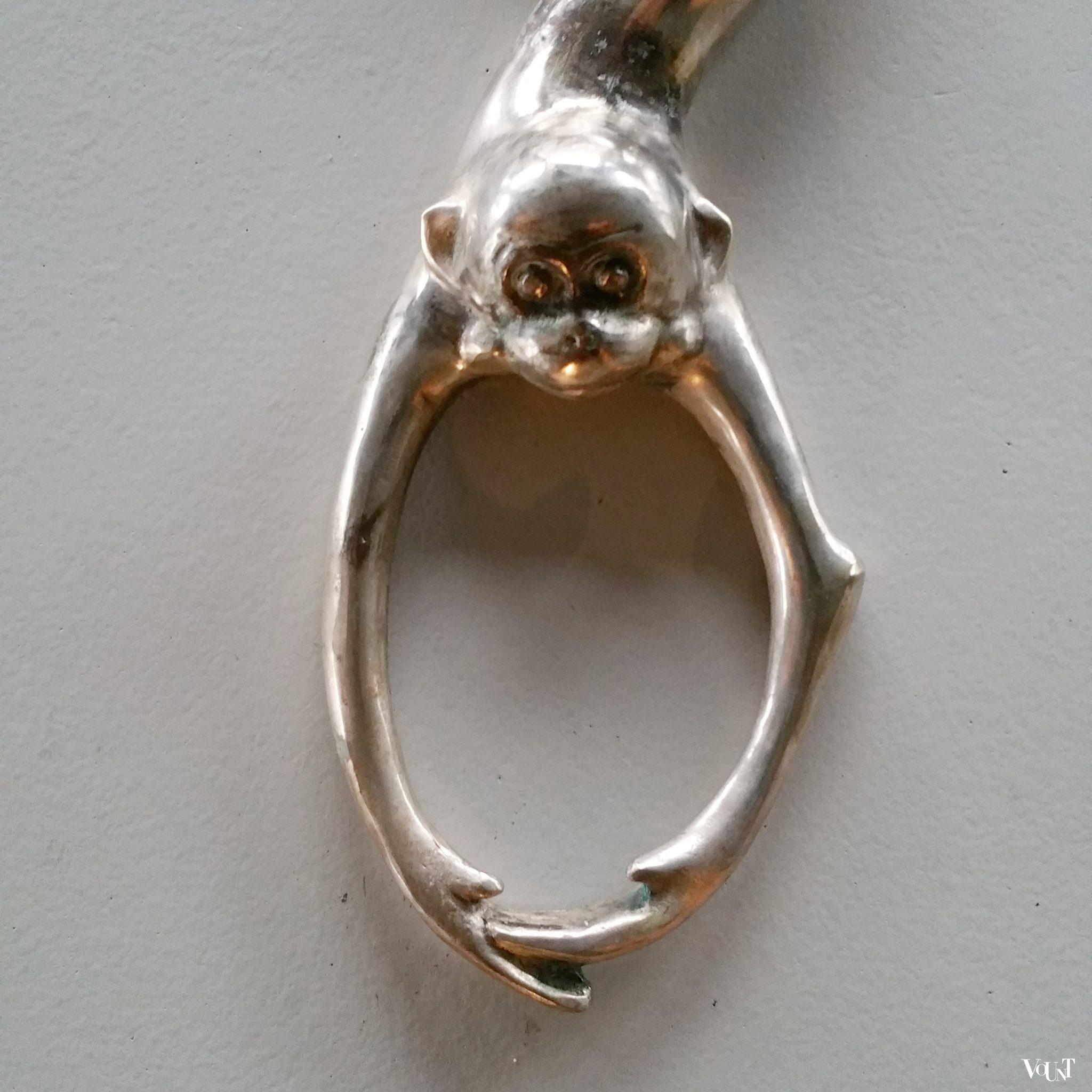 Vintage wanddecoratie apen