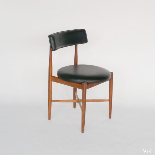 Set van 4 vintage teakhouten eettafelstoelen, V.B. Wilkins voor G Plan, jaren '60