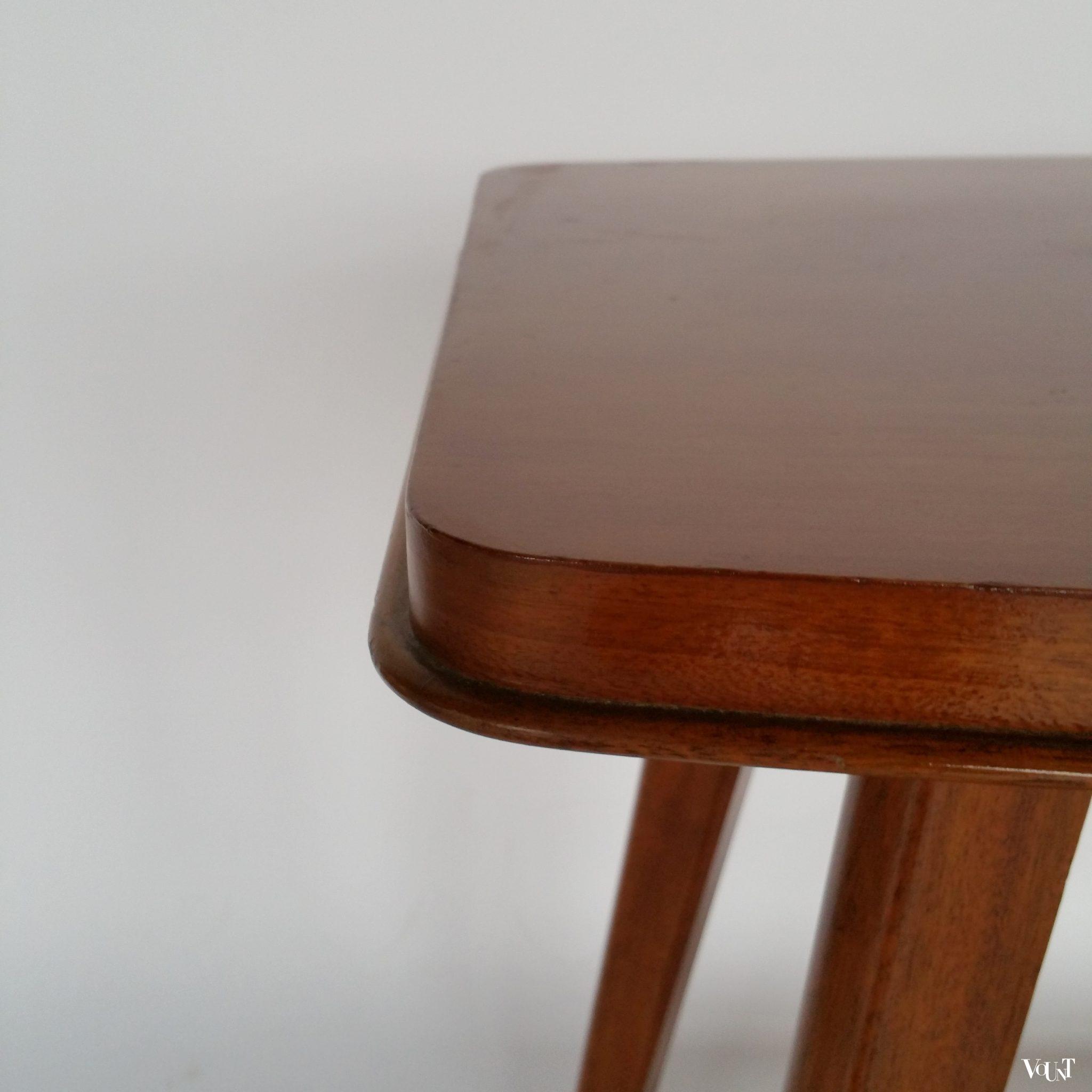 Vintage teakhouten tv-tafel / bijzettafel, jaren '60