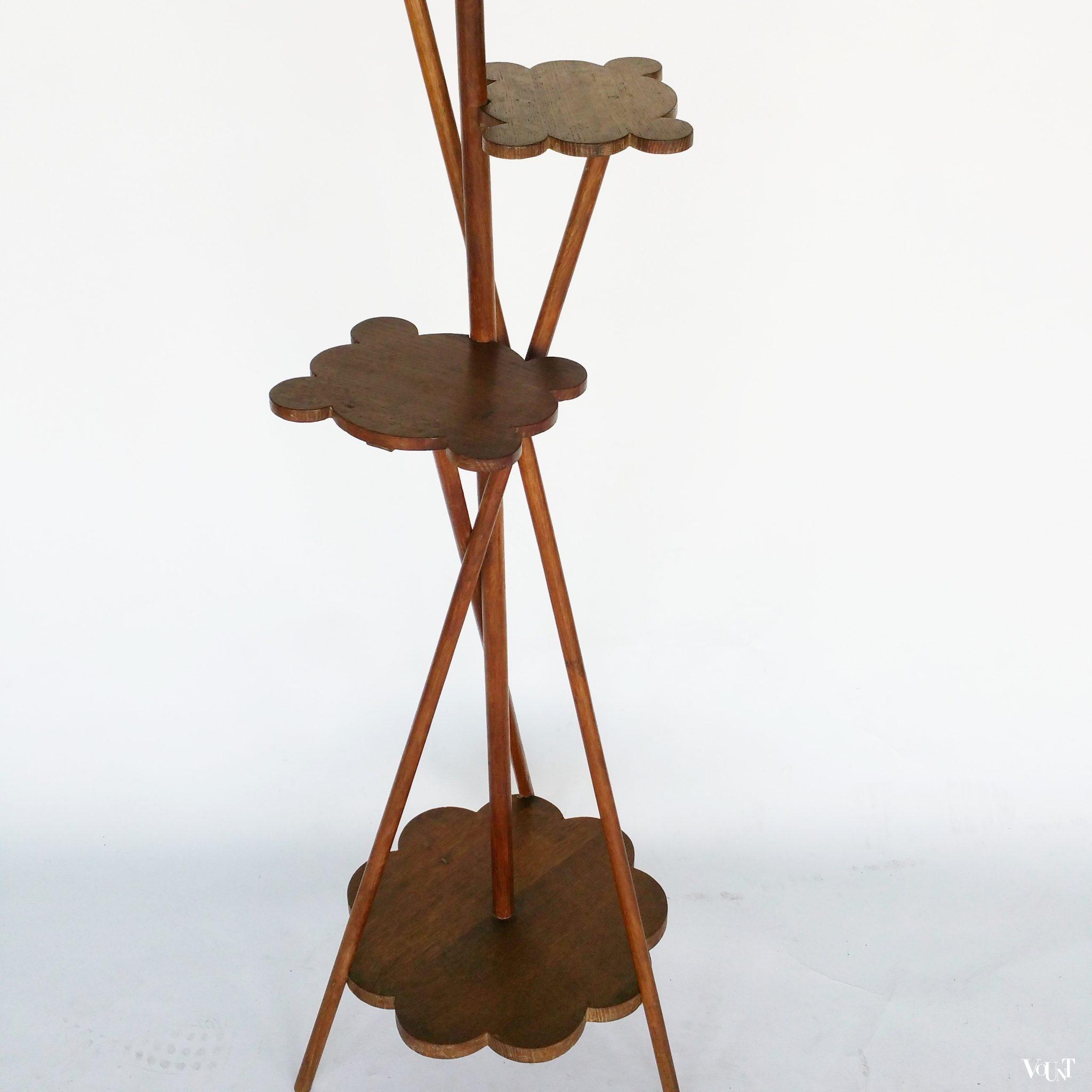 Vintage stokkenplantenstandaard, jaren '20/'30