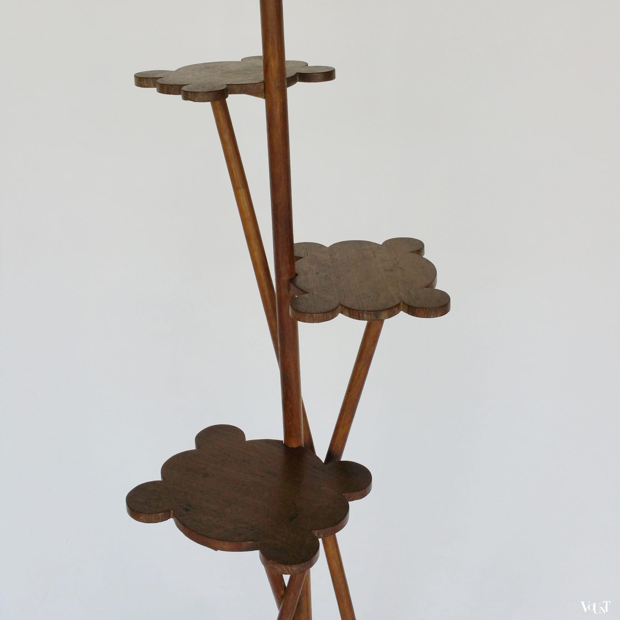 Vintage stokkenplantenstandaard, jaren '20/'30