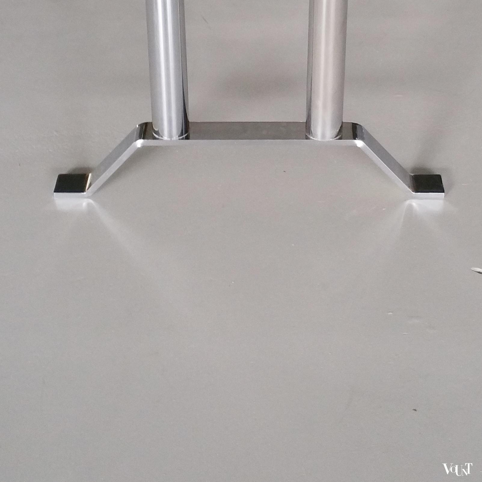 Salontafel met blad van natuursteen in epoxyhars, jaren '60