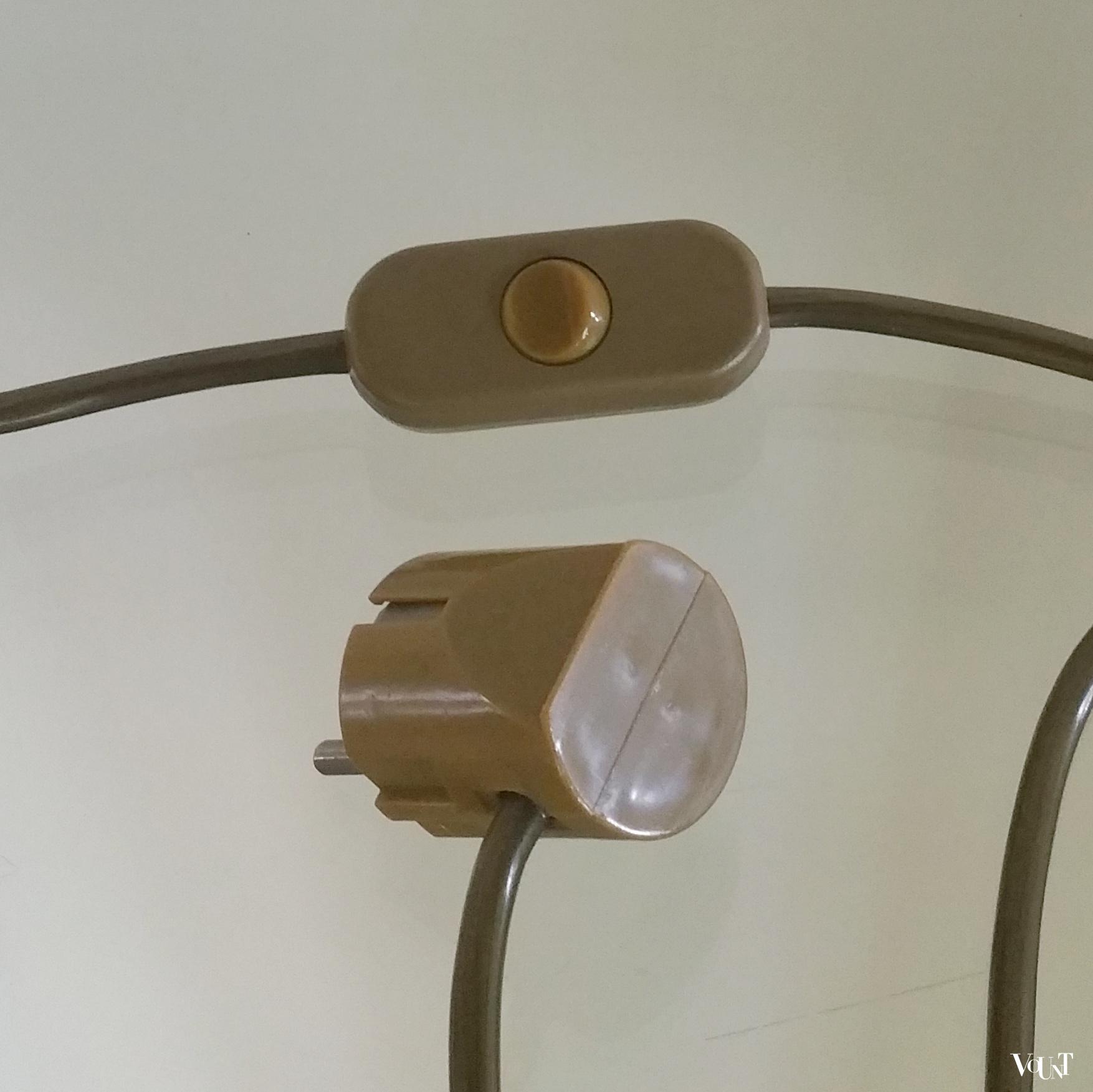 Set marmer en messing tafellampen, Camille Breesch, jaren '70