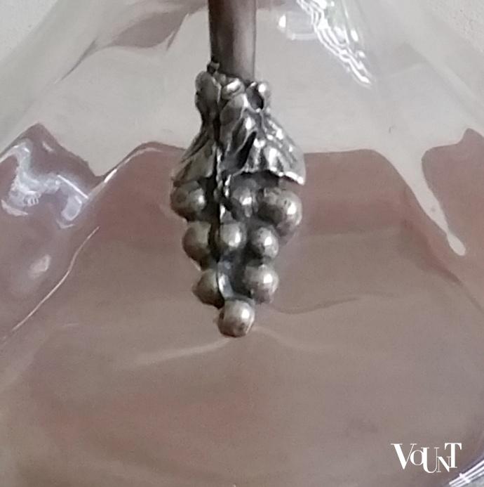 Vintage kristallen decanter, Jean Goardere, Frankrijk, jaren '70