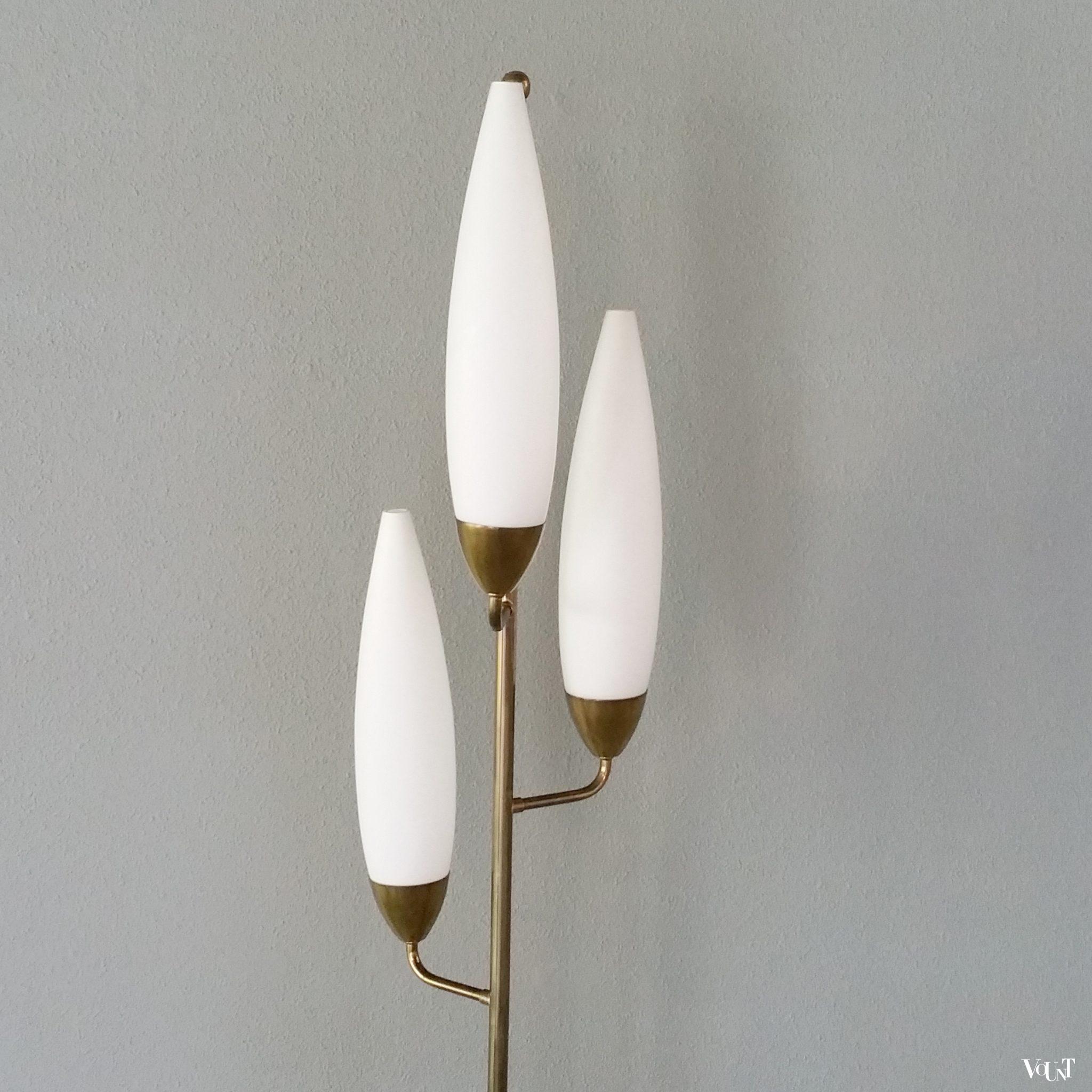 Vloerlamp in de stijl van Maison Lunel, jaren '60