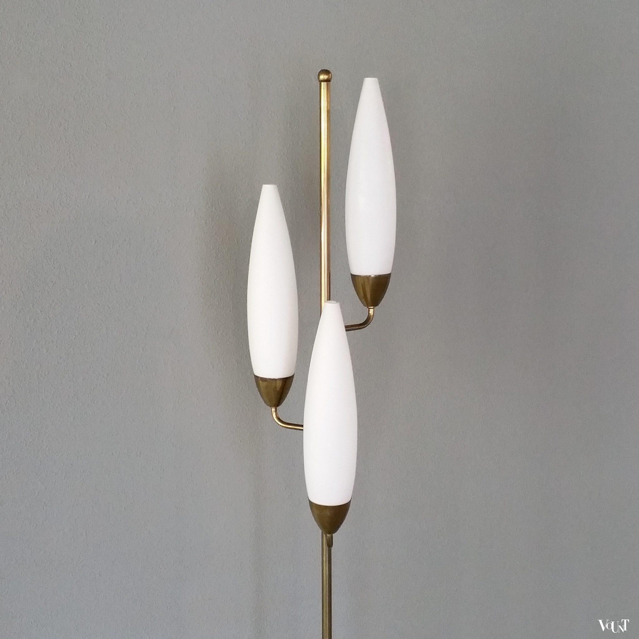 Vloerlamp in de stijl van Maison Lunel, jaren '60