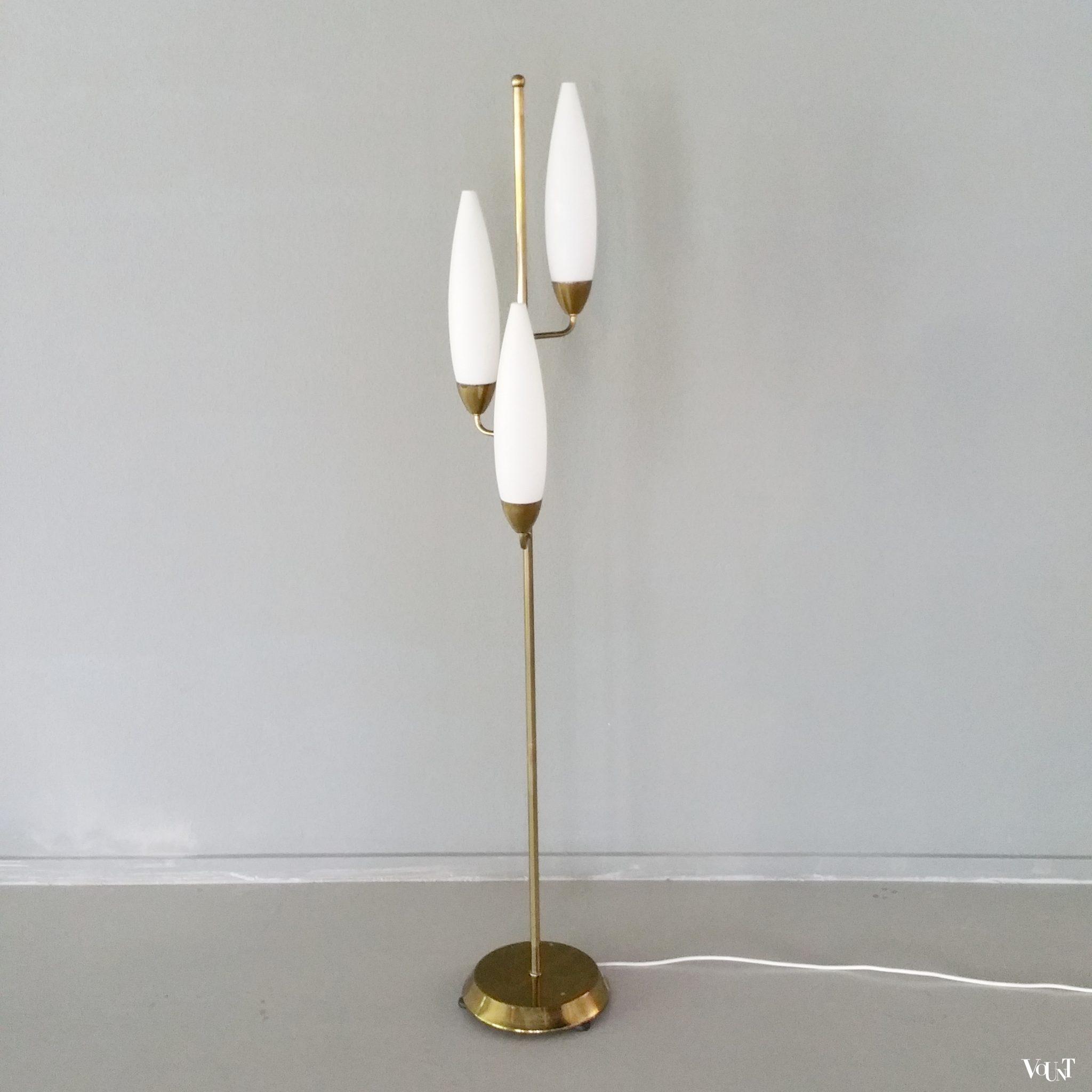 Vloerlamp in de stijl van Maison Lunel, jaren '60