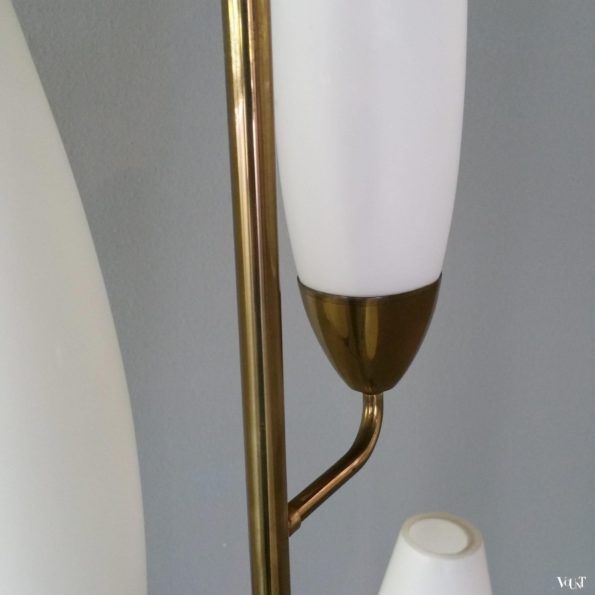 Vloerlamp in de stijl van Maison Lunel, jaren '60