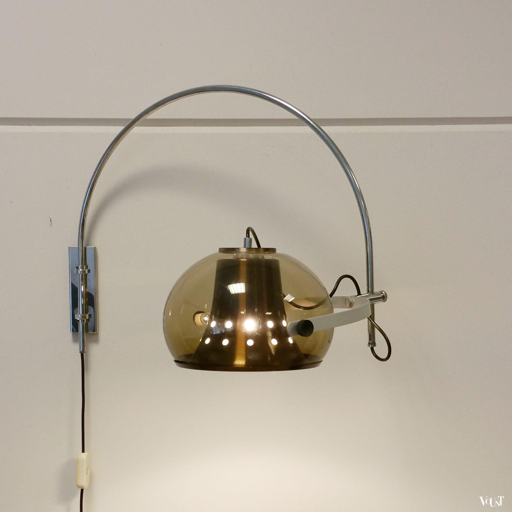 dichtbij Accor zin Wandlamp / booglamp Dijkstra, jaren '70