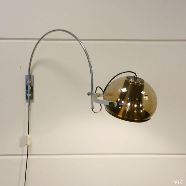 Wandlamp / booglamp Dijkstra, jaren '70