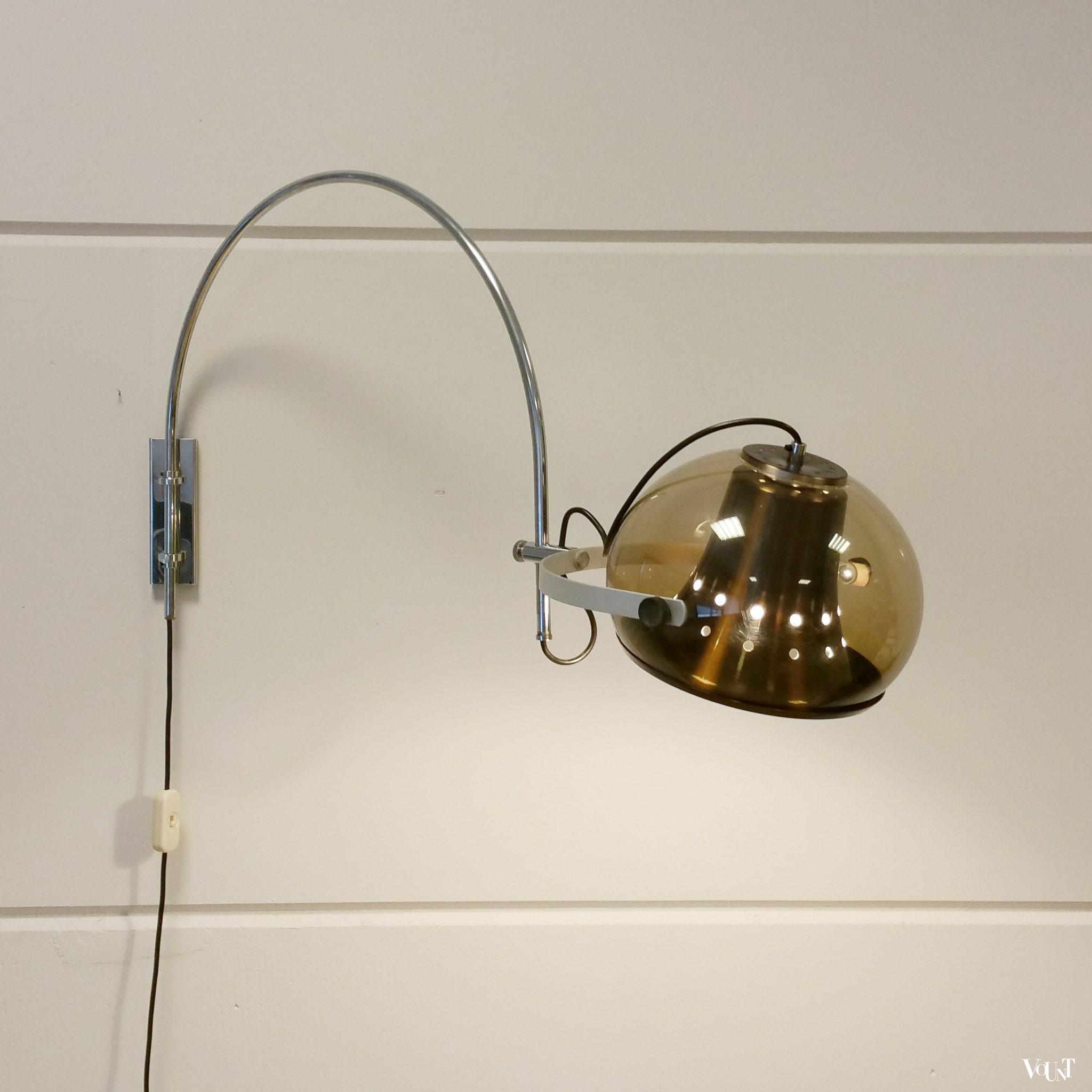 Wandlamp / booglamp Dijkstra, jaren '70