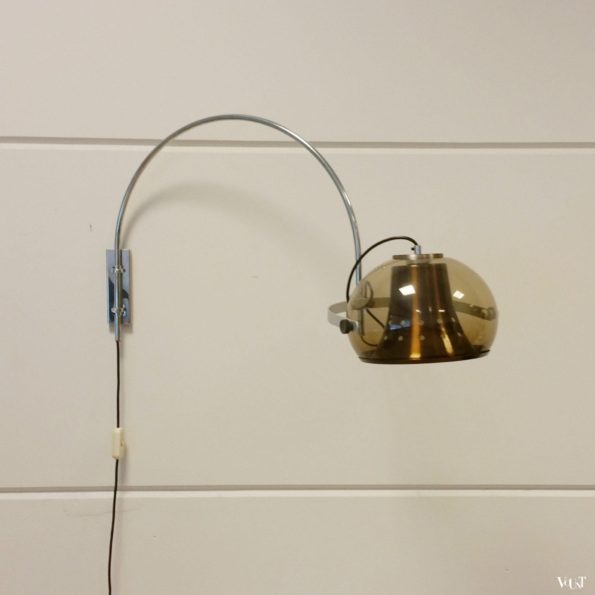 Wandlamp / booglamp Dijkstra, jaren '70