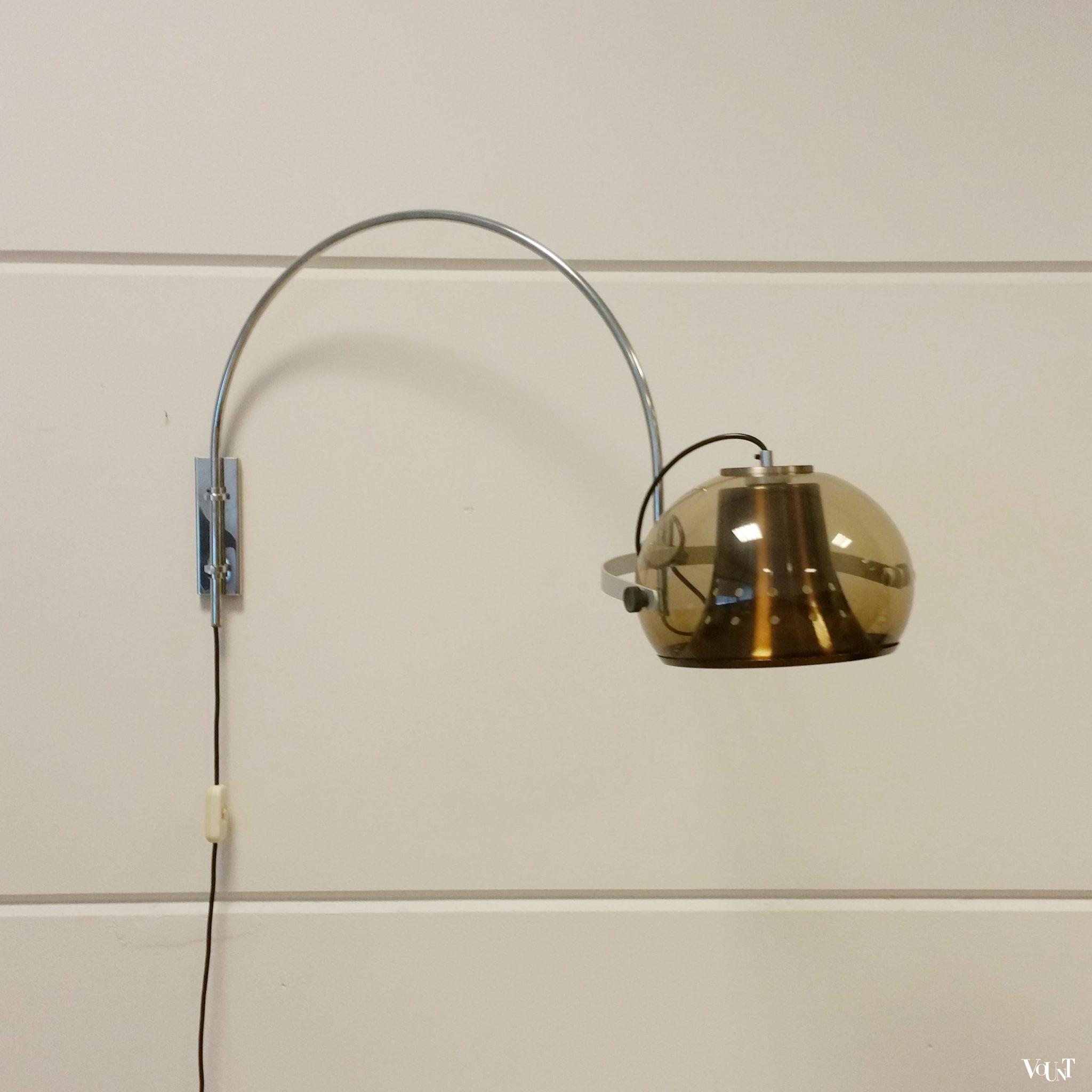 Wandlamp / booglamp Dijkstra, jaren '70