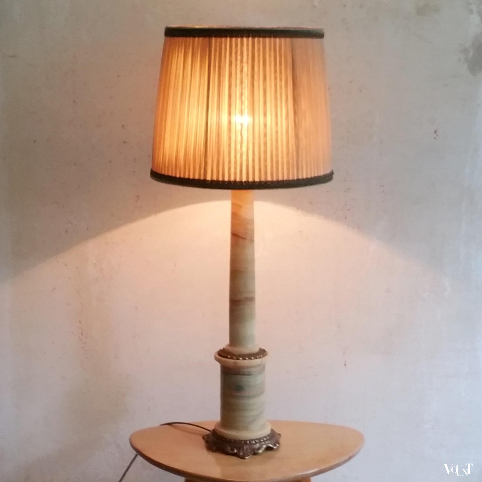 Onyx tafellamp, jaren '60