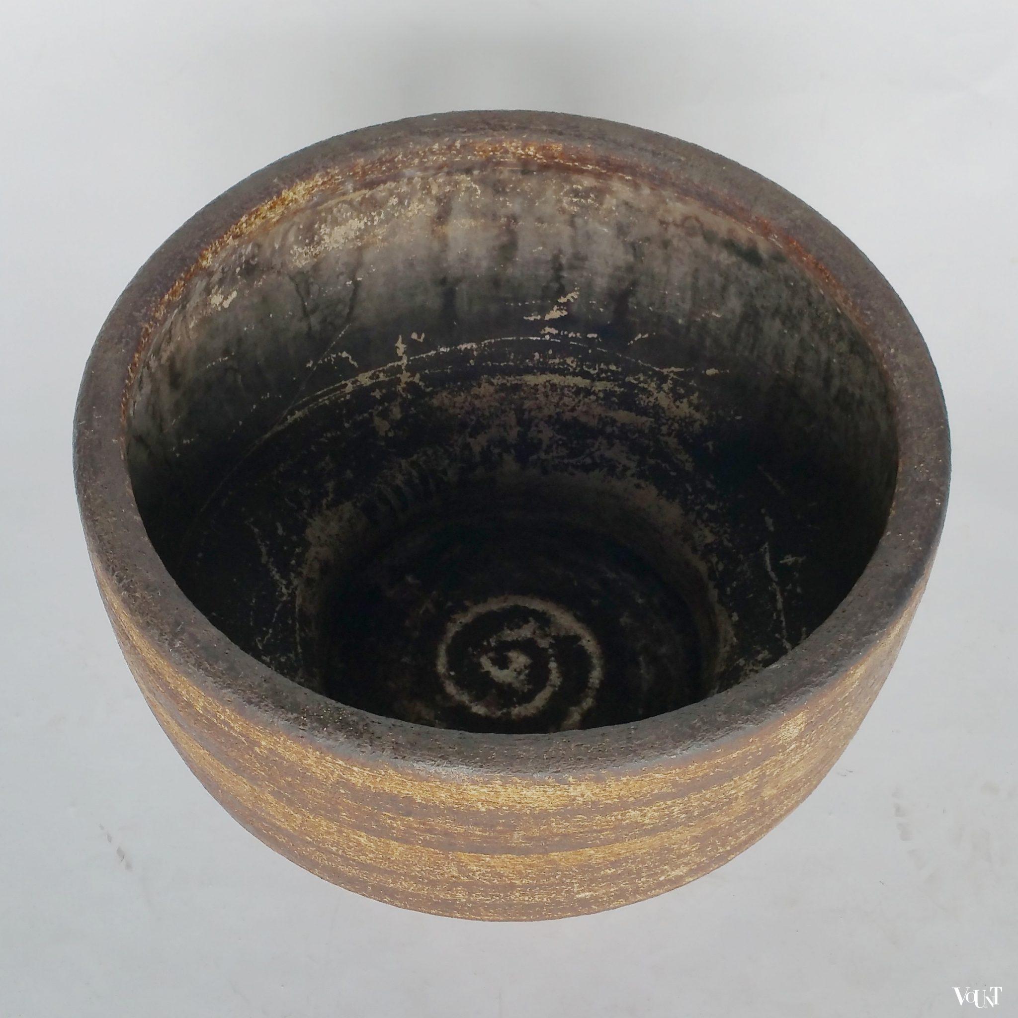 Keramische grote plantenbak van Zaalberg Holland, jaren '60