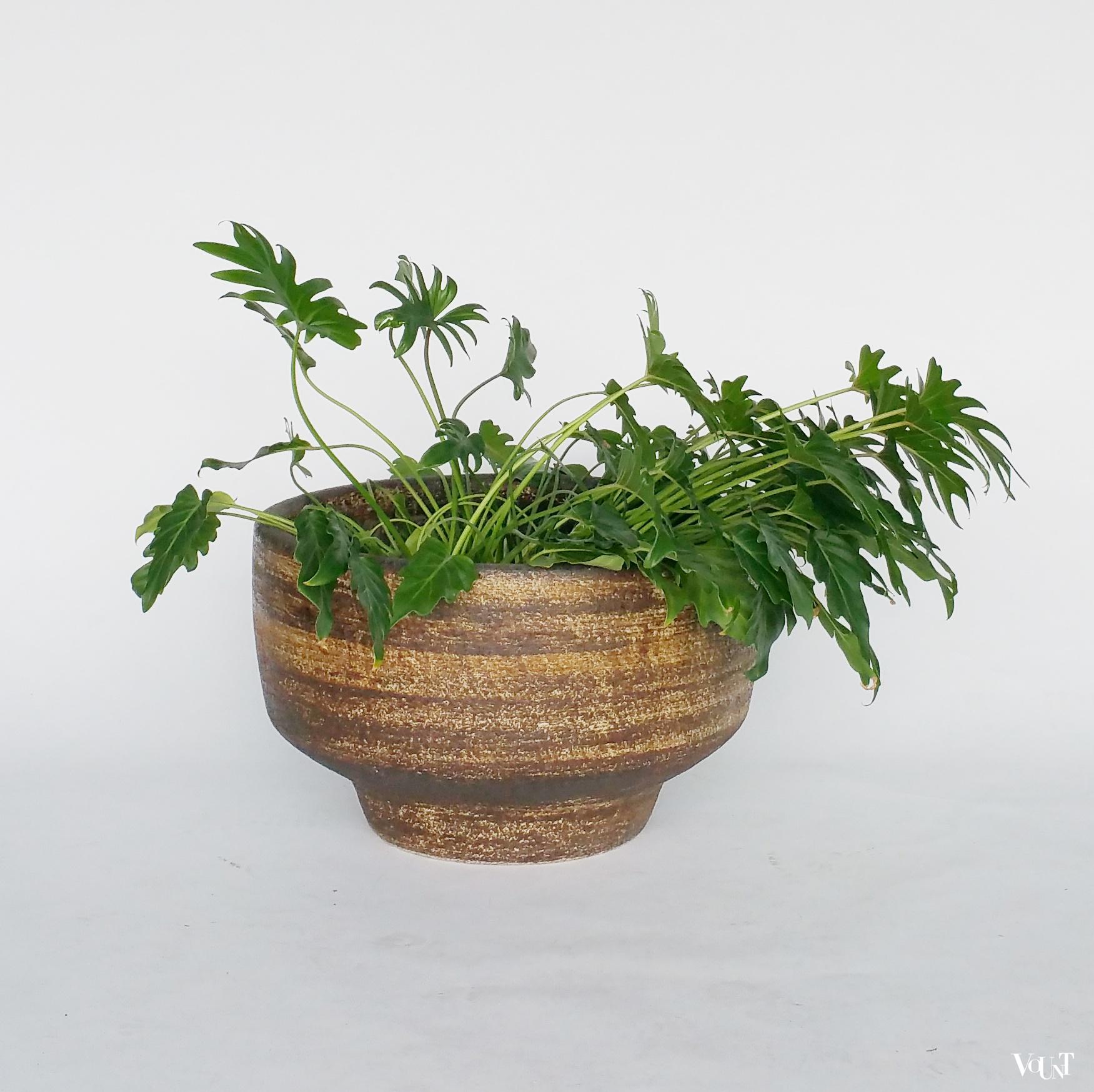 Keramische grote plantenbak van Zaalberg Holland, jaren '60