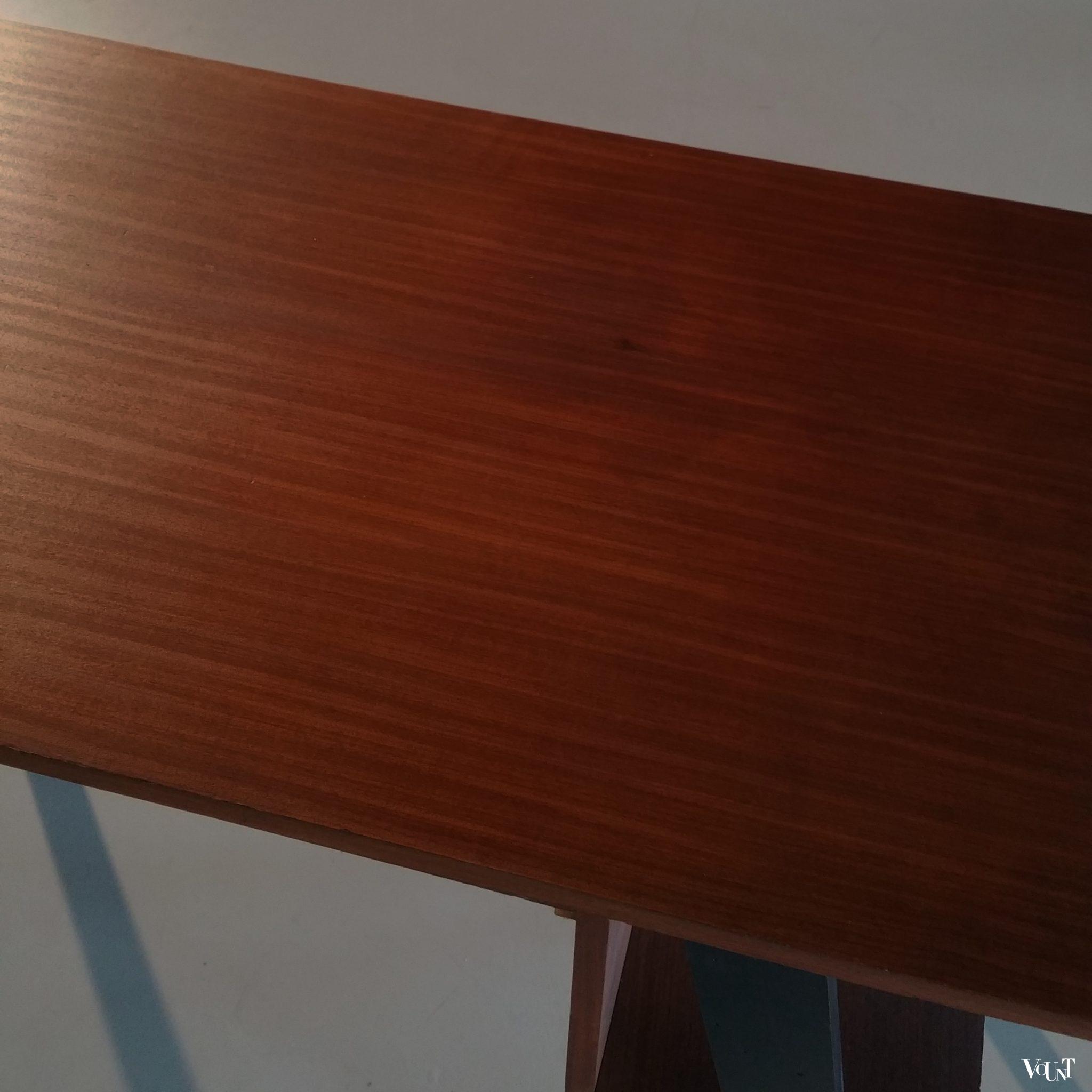 Mid-century bureau met twee boekenplanken, jaren '50