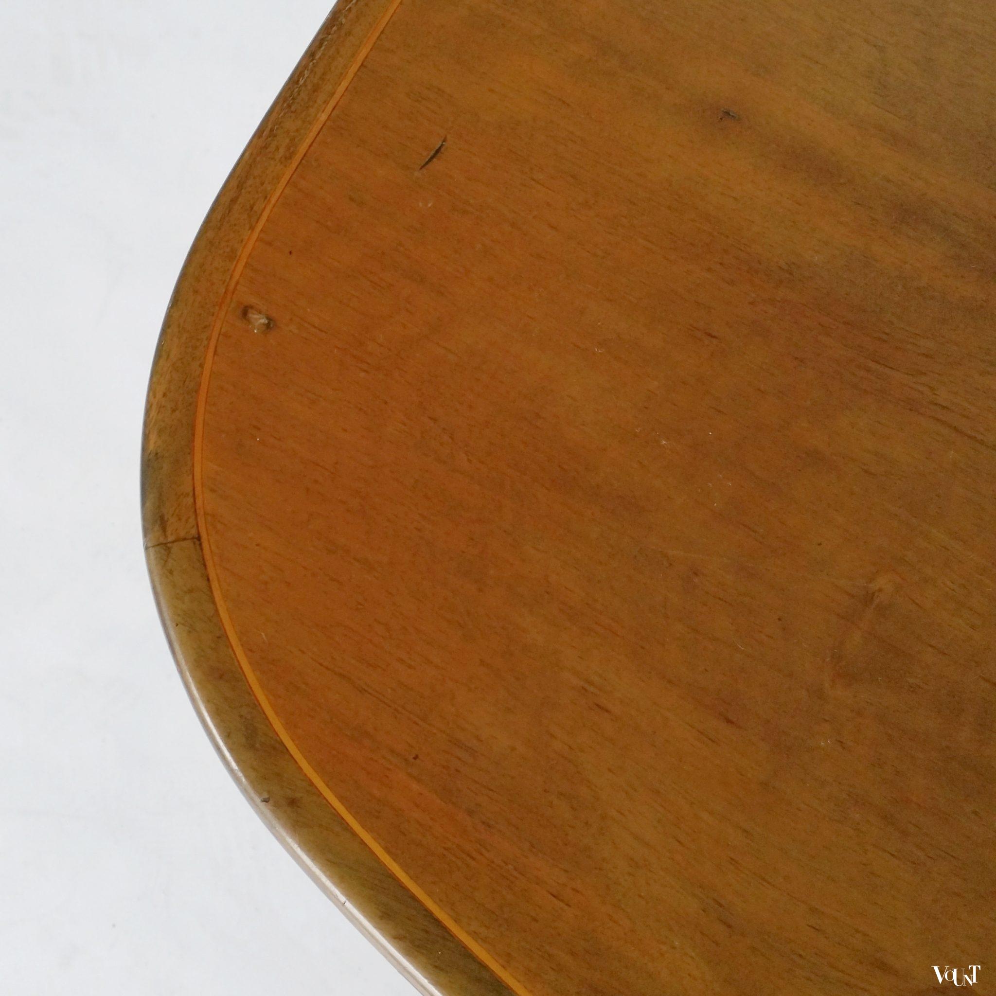 Houten salontafel, A.A. Patijn voor Zijlstra Joure, jaren '50