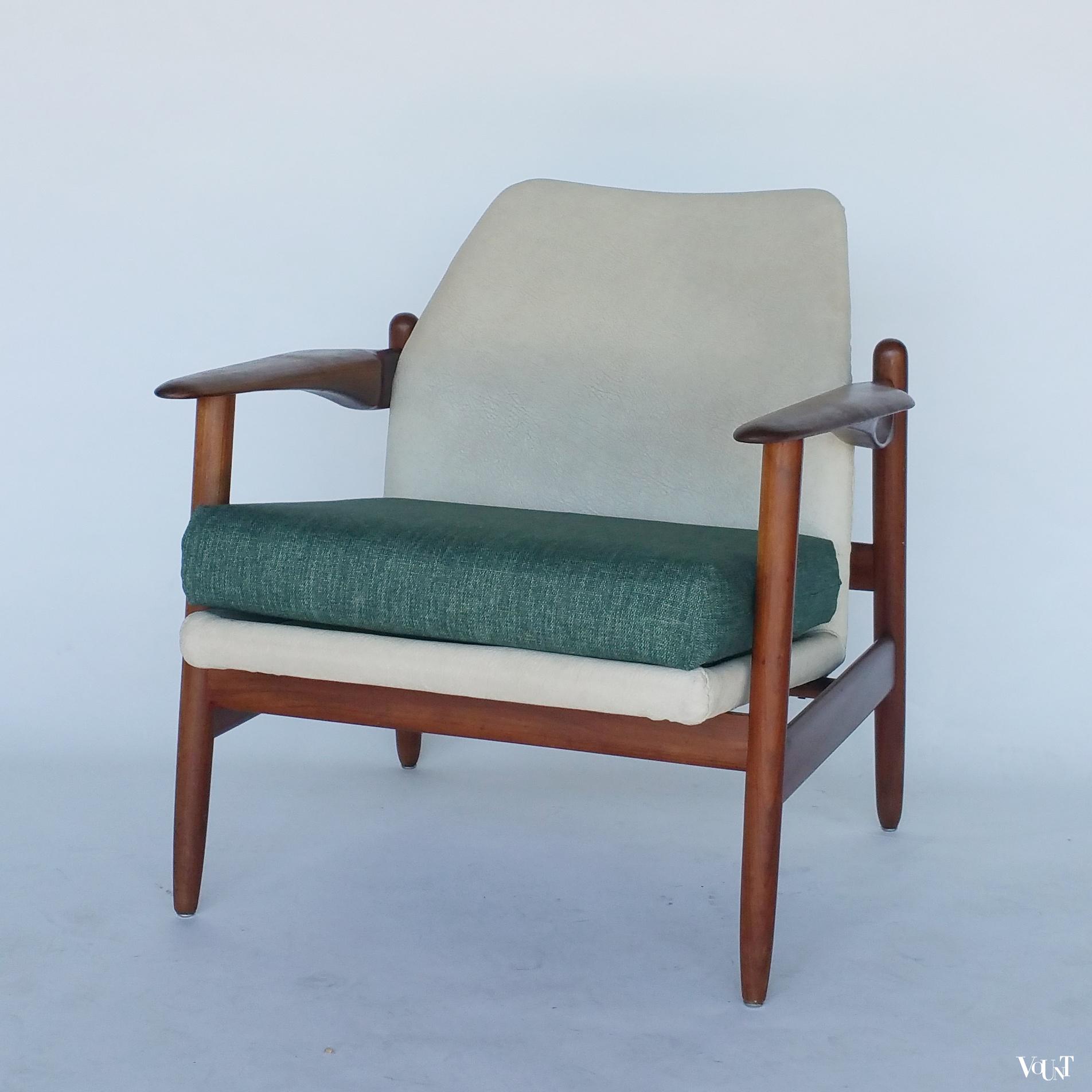 Set van 2 Propos teakhouten fauteuils, Hulmefa, jaren '60