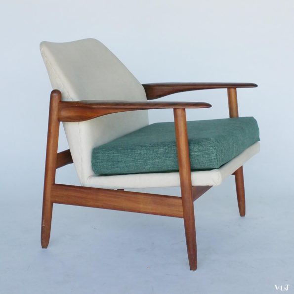 Set van 2 Propos teakhouten fauteuils, Hulmefa, jaren '60