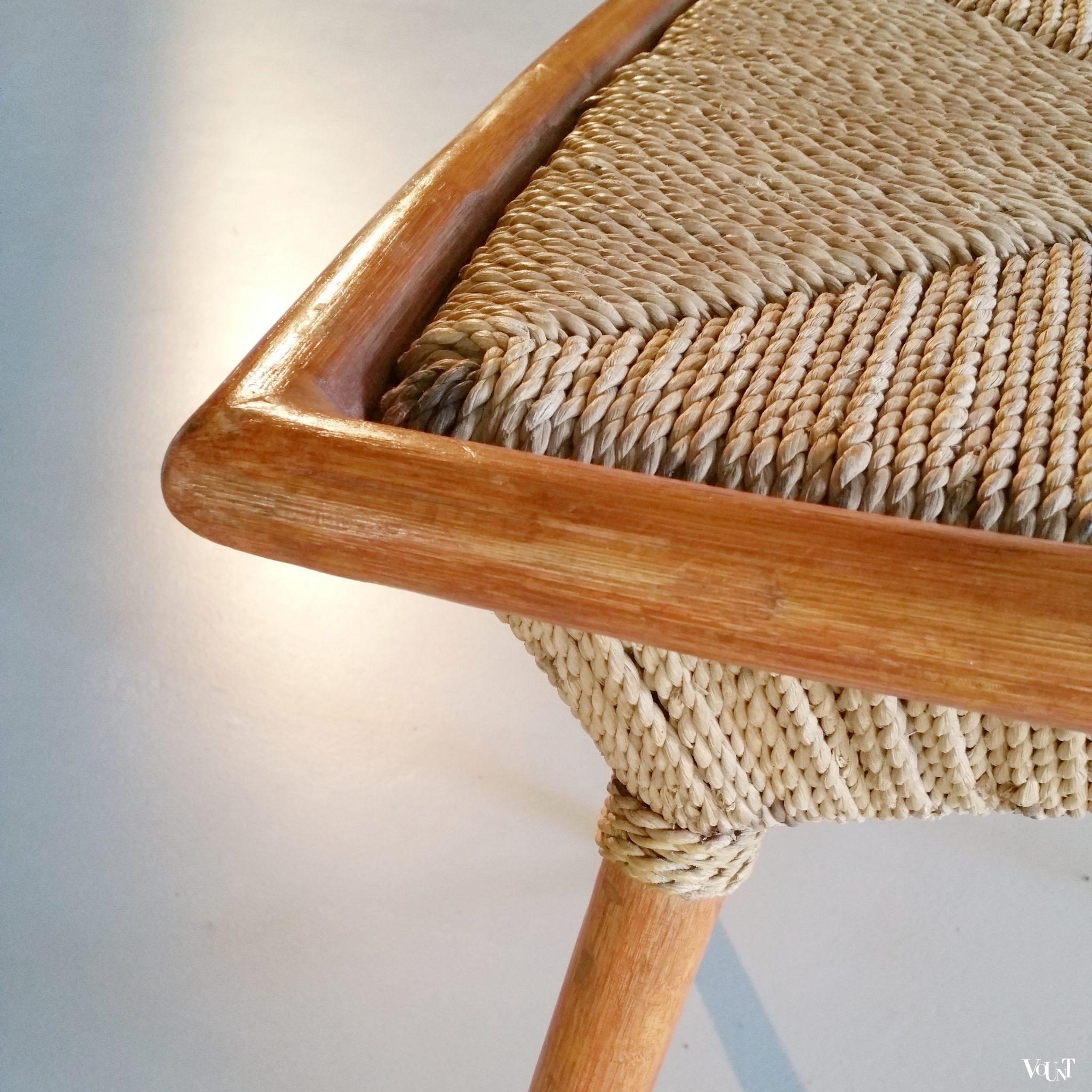 Tafeltje van hout en touw, jaren '50