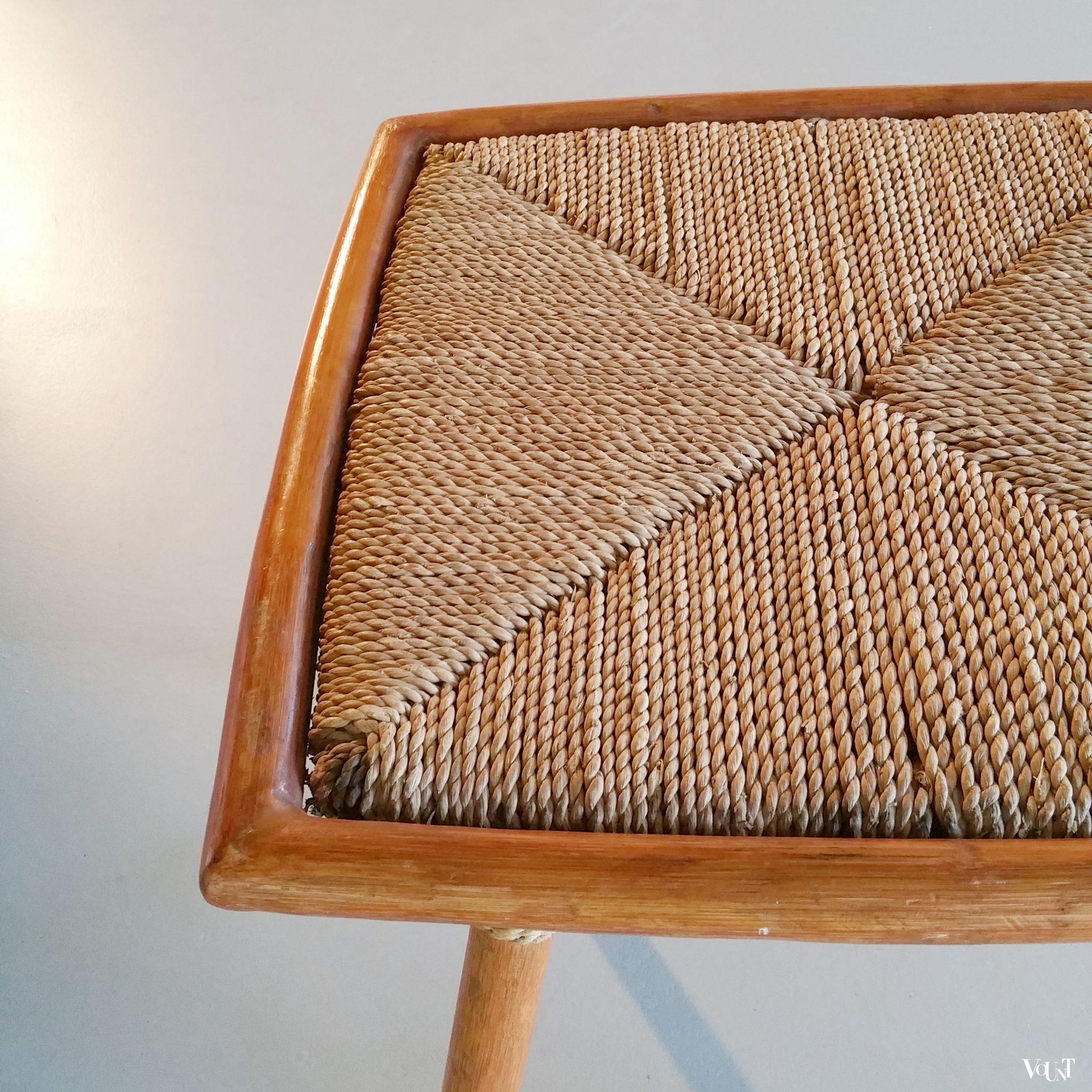 Tafeltje van hout en touw, jaren '50