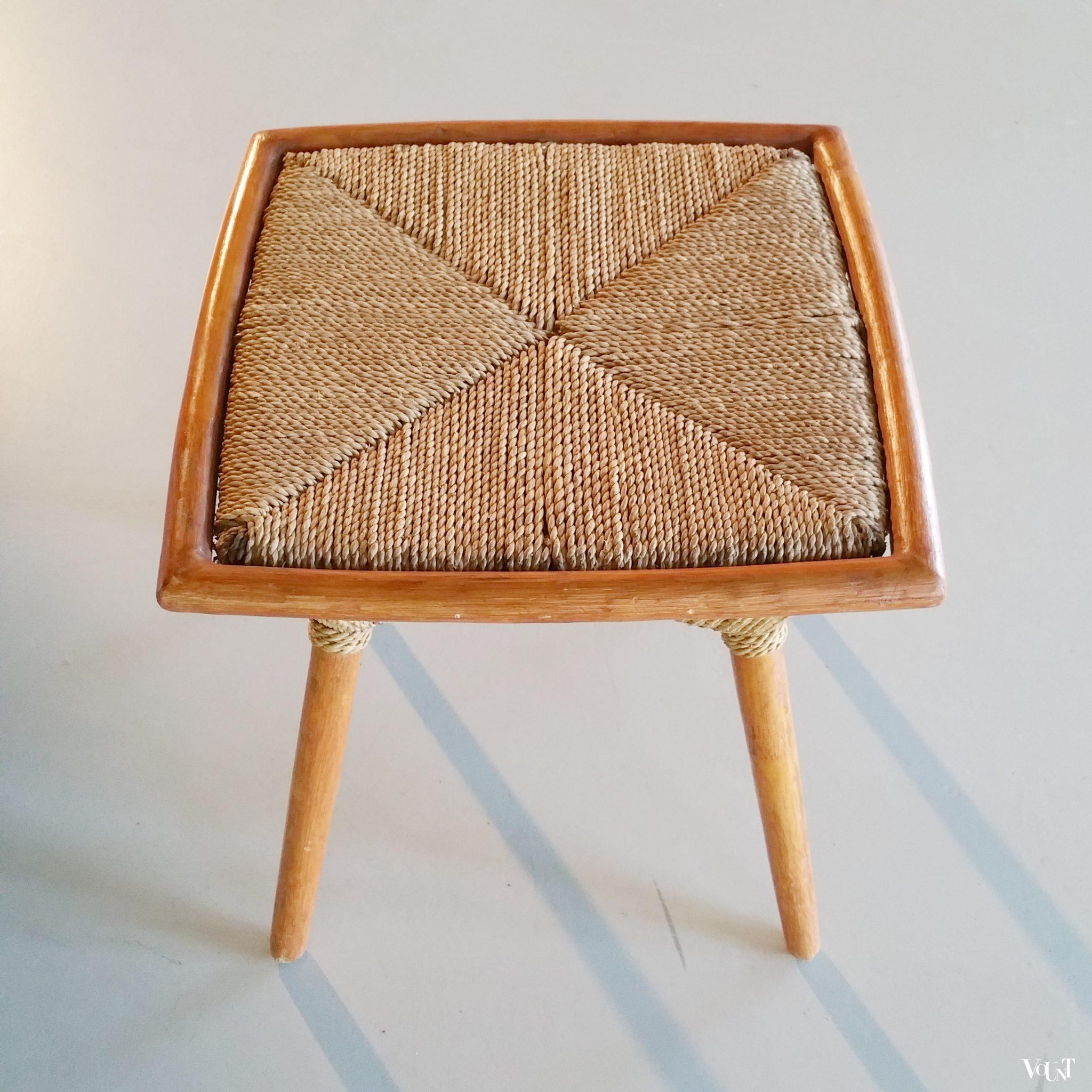 Tafeltje van hout en touw, jaren '50