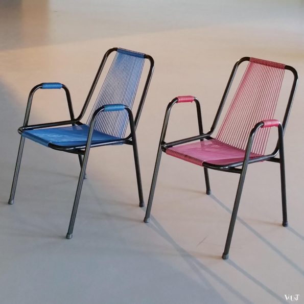 Set van 2 draadstoelen, Spimeta Harkema, jaren '50
