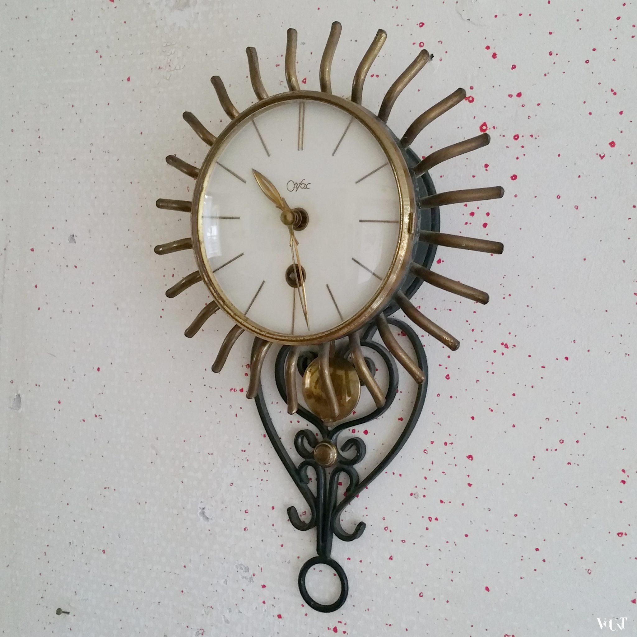 Zonneklok Orfac, jaren '50