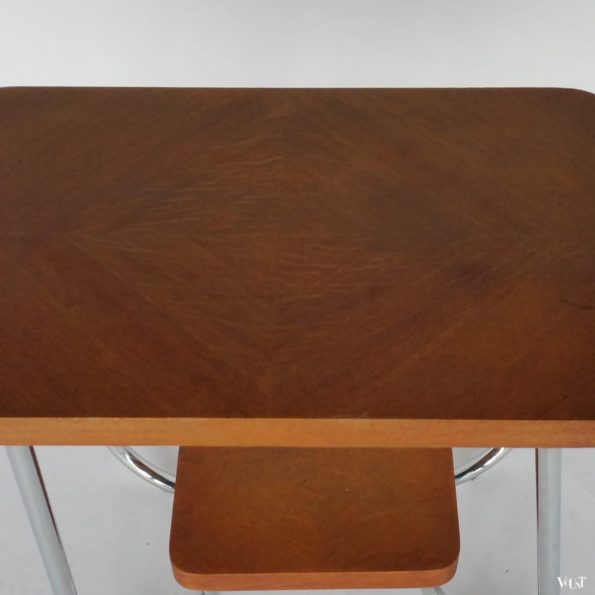 Buisframe bijzettafel in Bauhaus-stijl, jaren '50