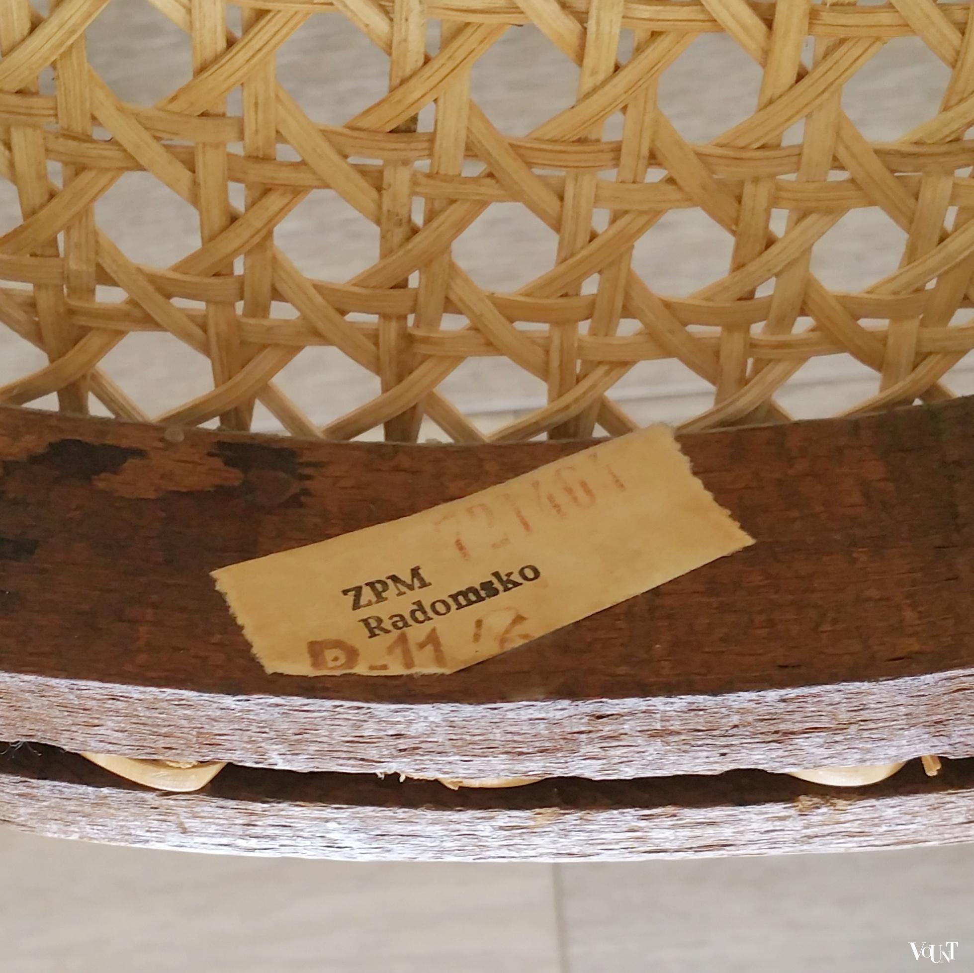 Set van 4 stoelen B9 / 209, ZPM Radomsko, jaren '60